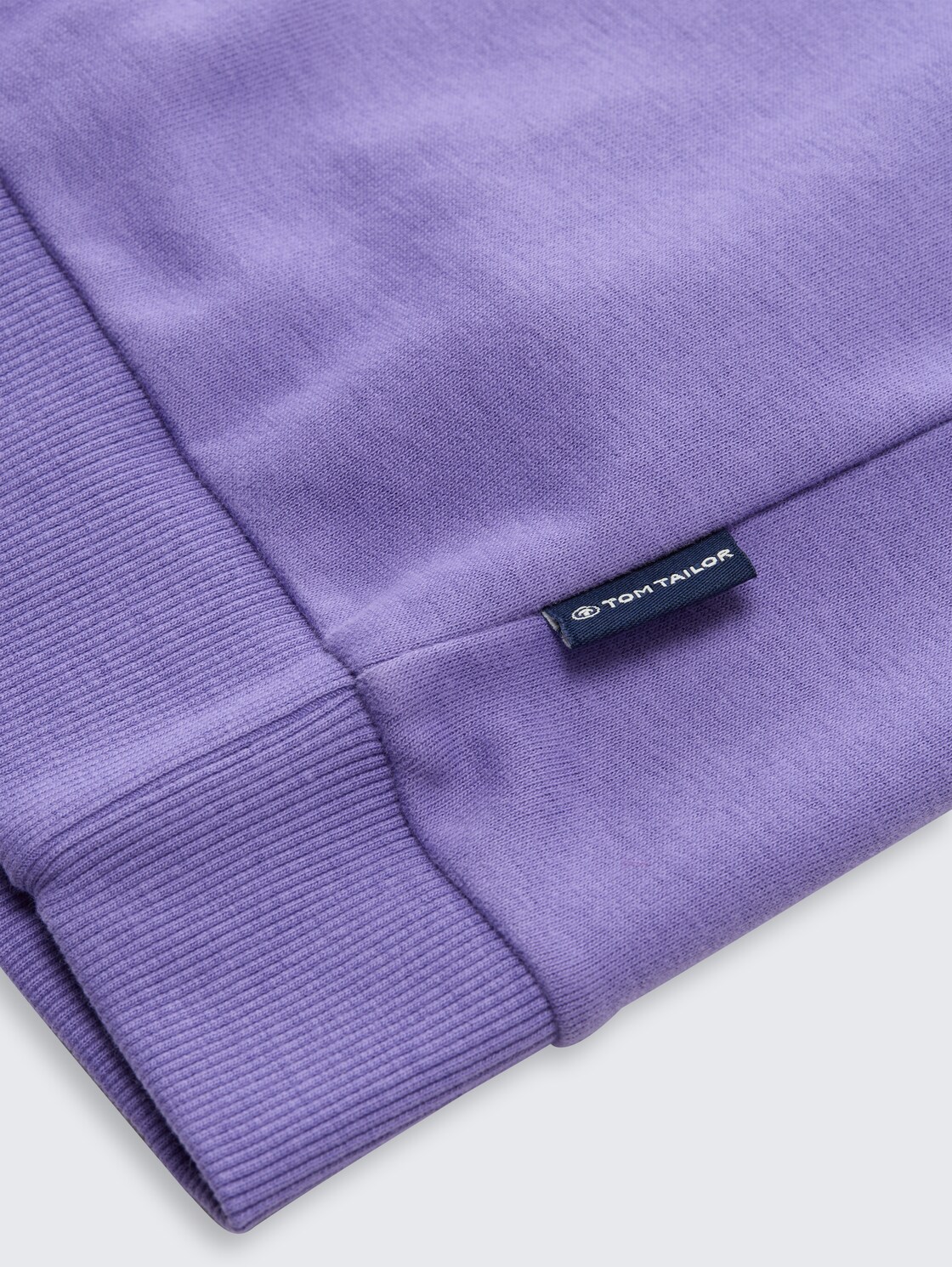 Oversize Hoodie Sweatshirt mit Rückenprint - vervain lilac - Detail-Model-Ansicht