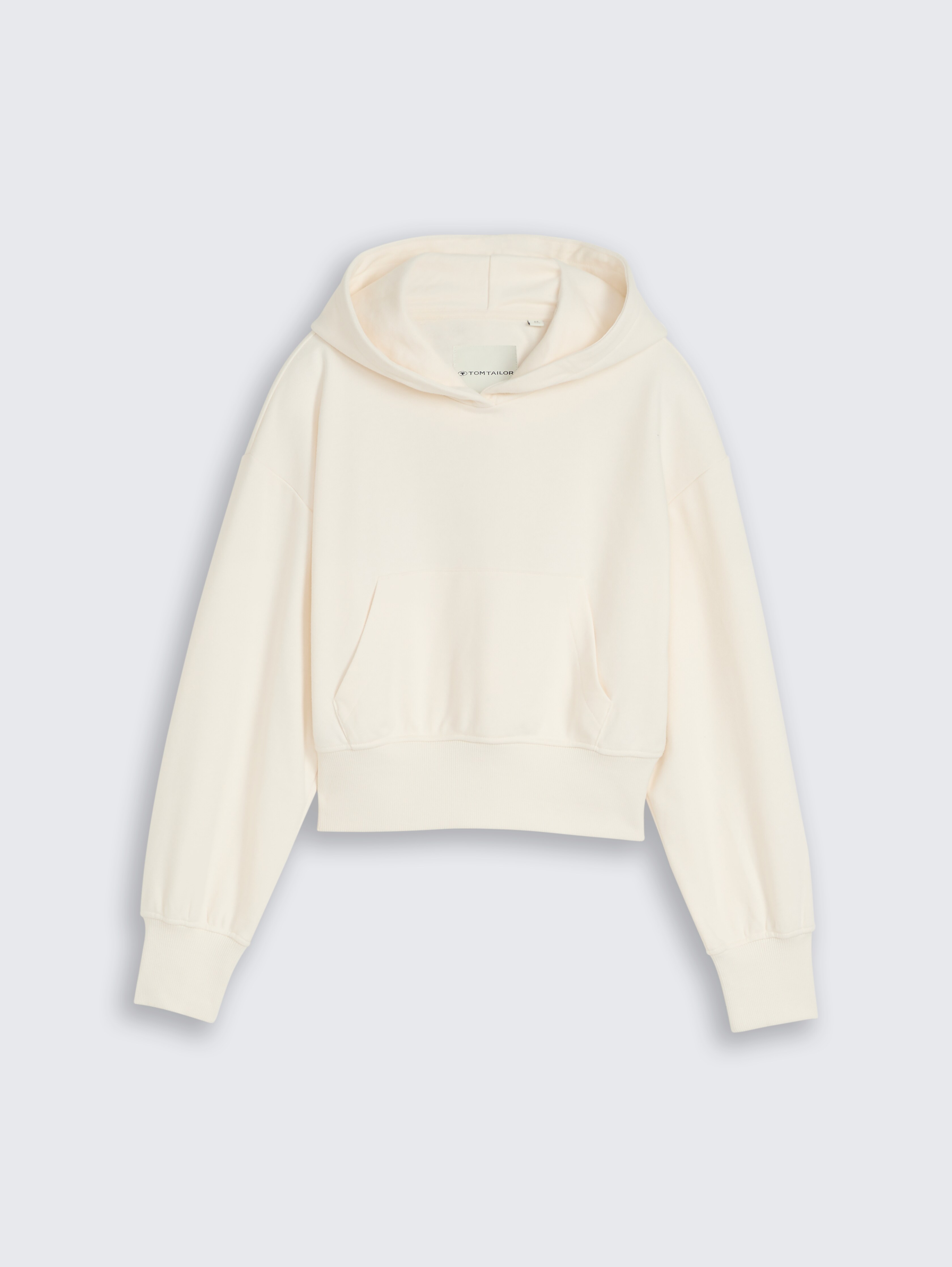 Oversize Hoodie Sweatshirt mit Stickerei von Teen Girls, Gardenia White