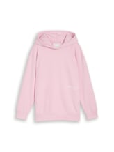 Sélectionné, Sweat à capuche oversize avec imprimé dans le dos par Tom Tailor, rose