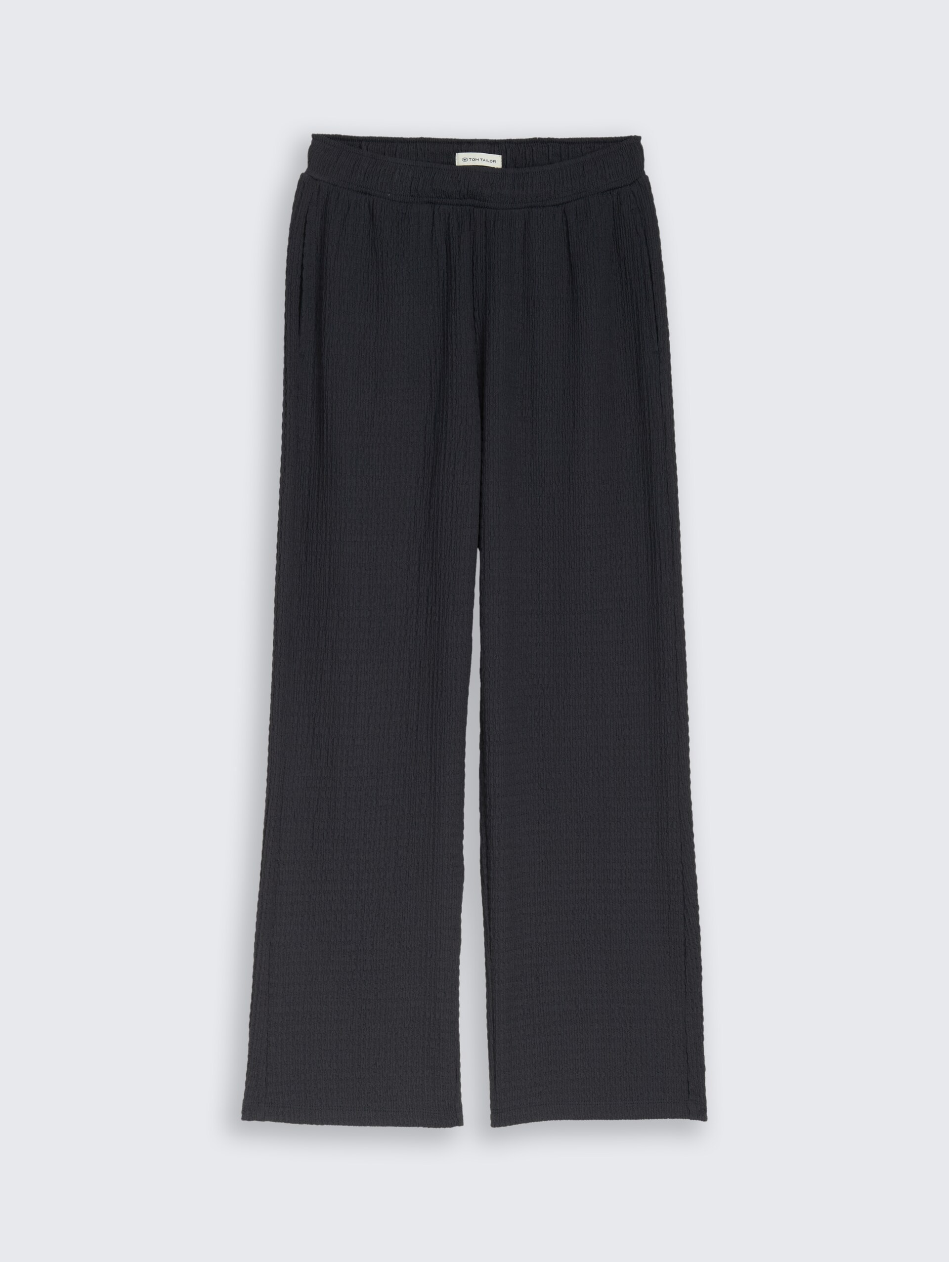 Pantalon large structuré - coal grey