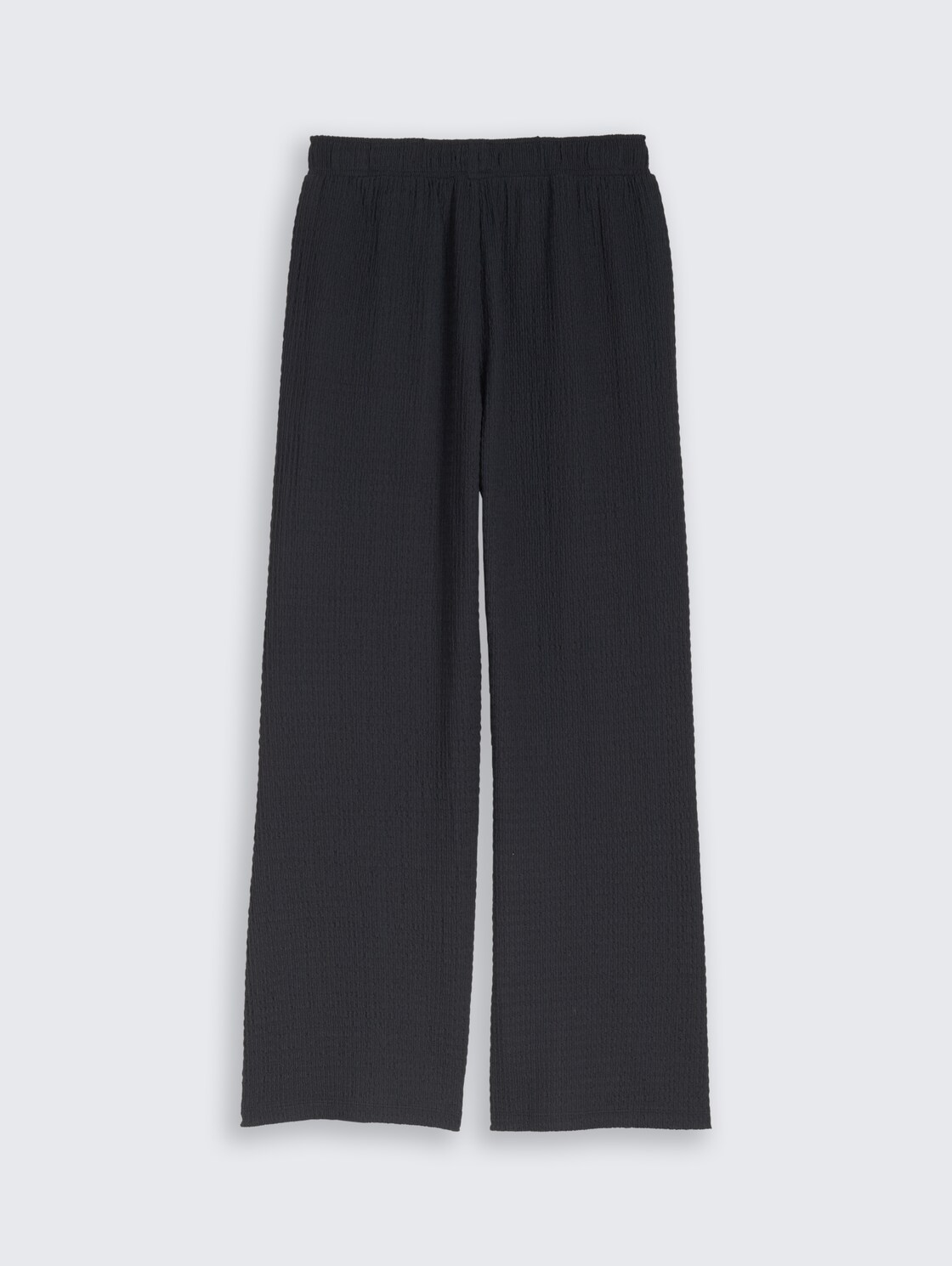 Wide Leg Hose mit Struktur - coal grey