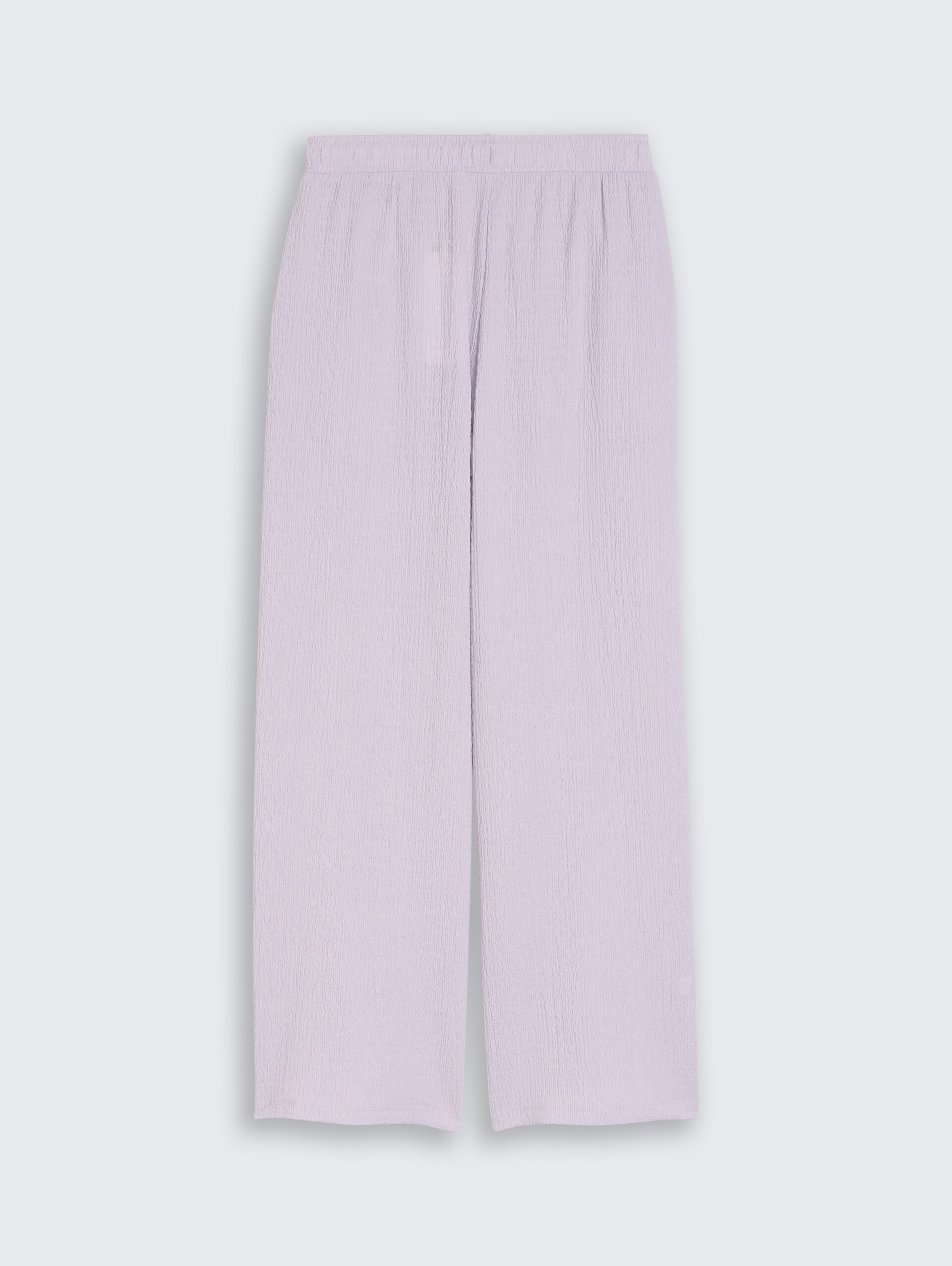 Wide Leg Hose mit Struktur - cool lilac