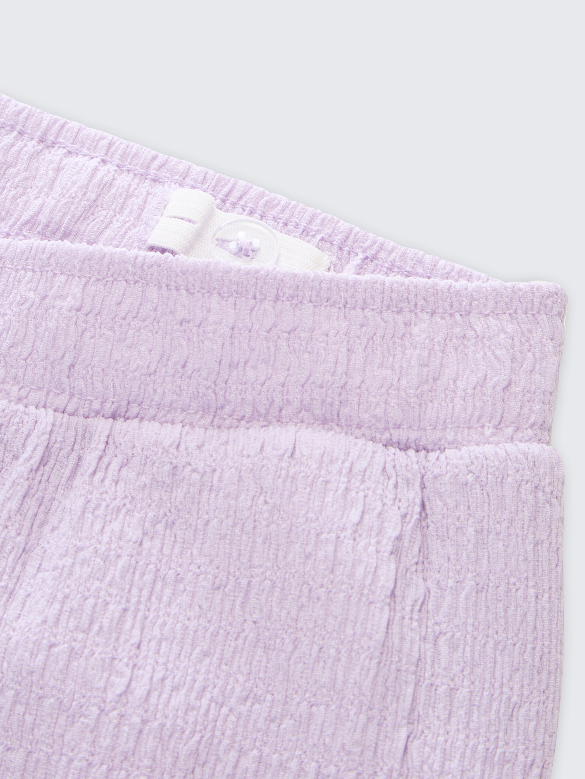Wide Leg Hose mit Struktur - cool lilac
