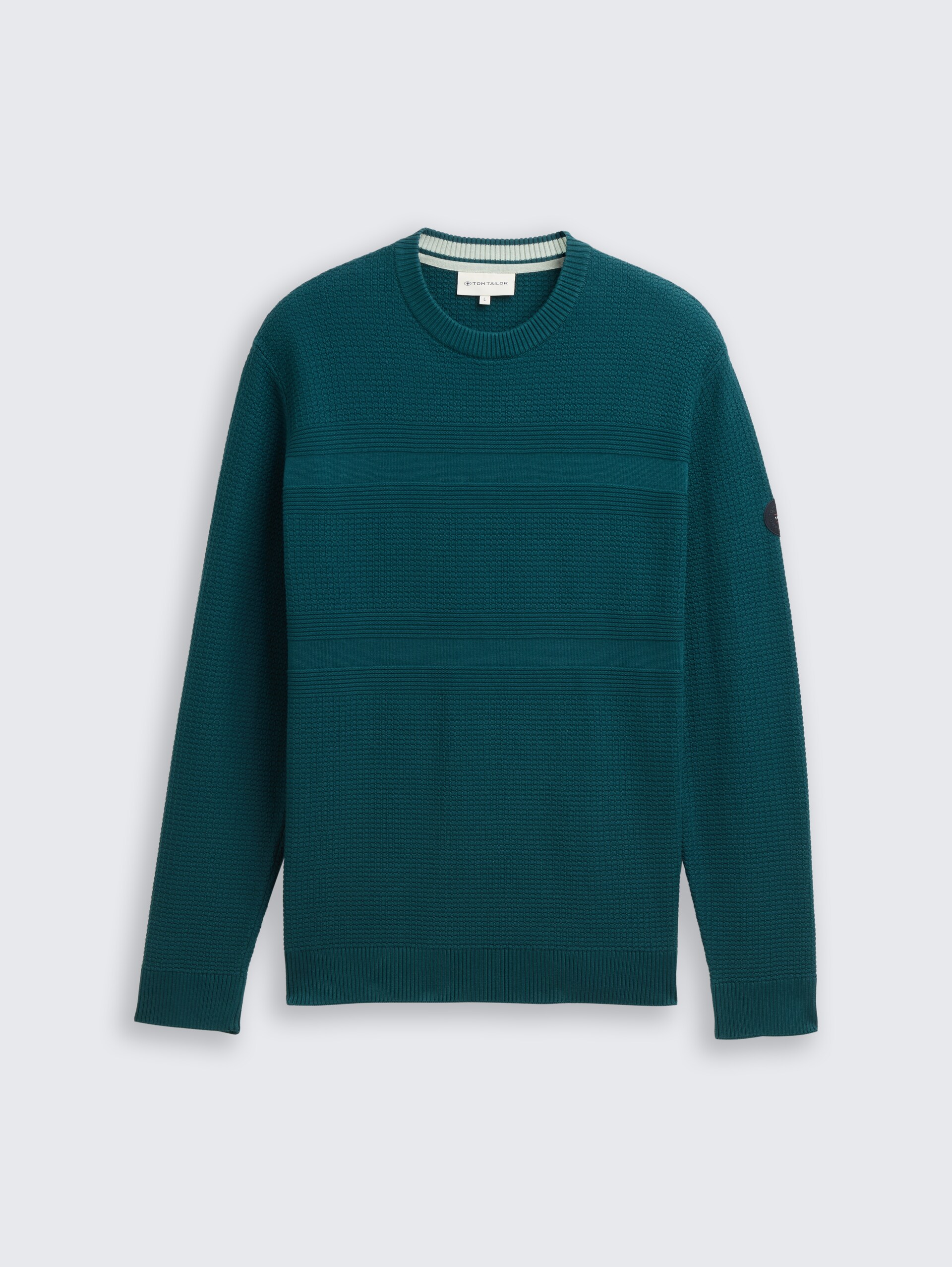 Strickpullover aus Baumwolle - Deep Meadow Green