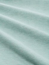 Basic Strickpullover mit Rundhalsausschnitt - soft greyish green melange - Material-Ansicht