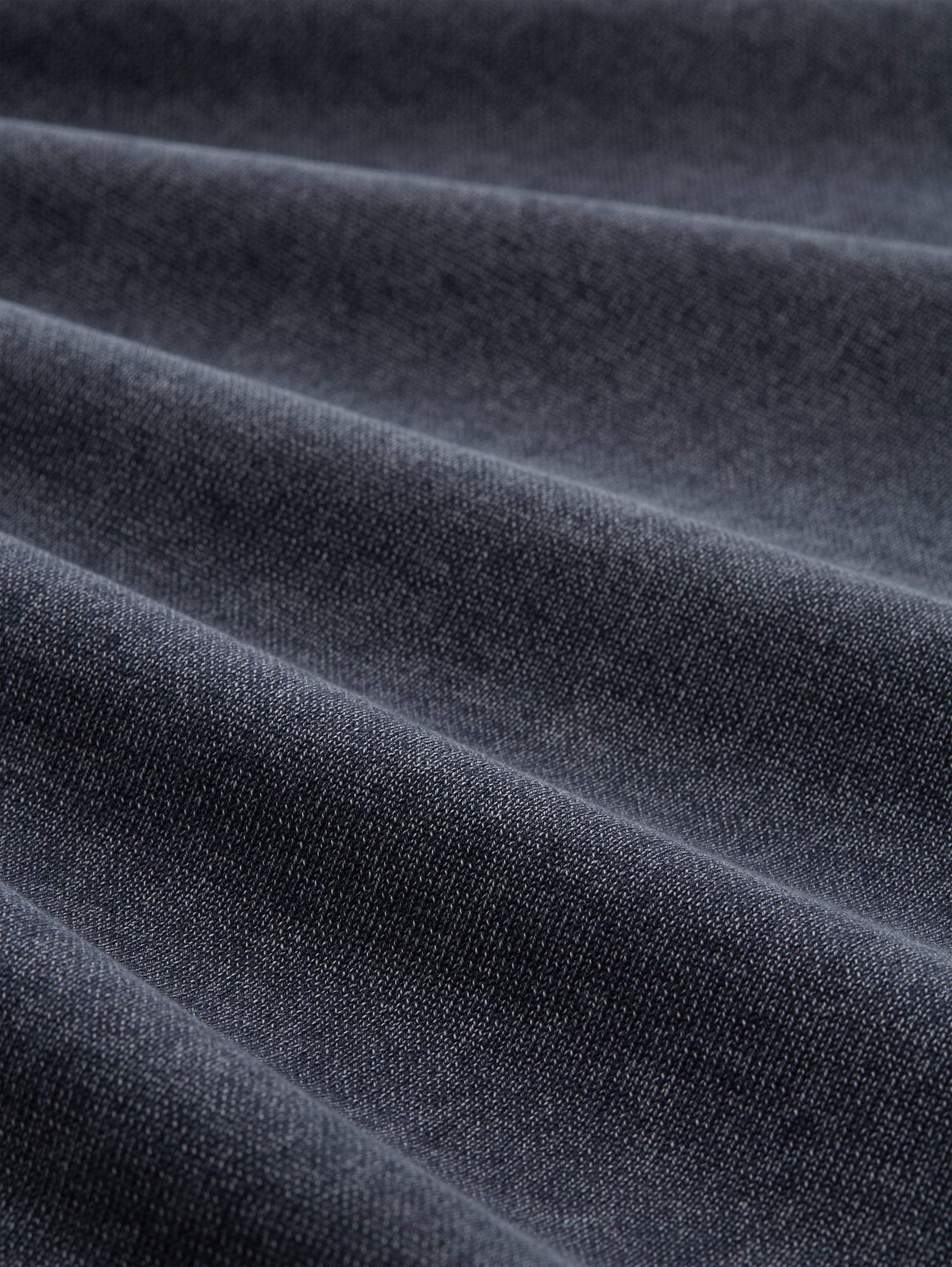 Knitted jumper made from cotton - sky captain blue - Material view