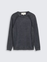 Strickpullover aus Baumwolle - sky captain blue