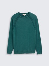 Strickpullover aus Baumwolle - Deep Meadow Green