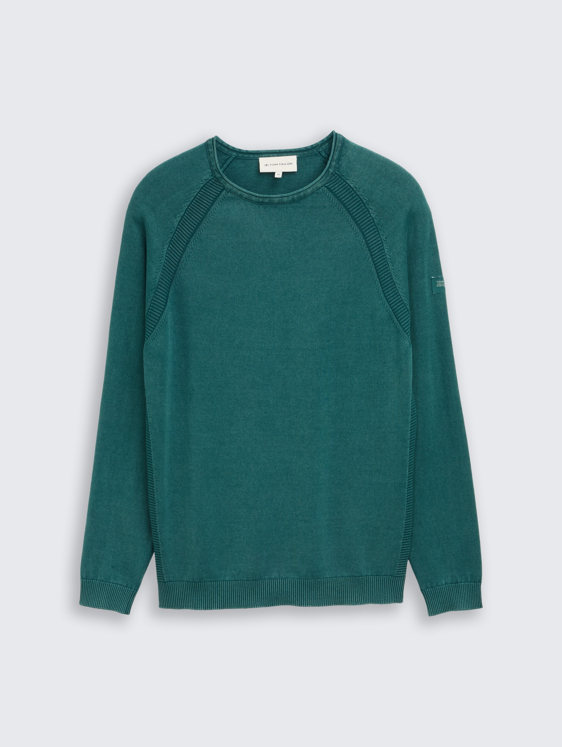 Strickpullover aus Baumwolle - Deep Meadow Green
