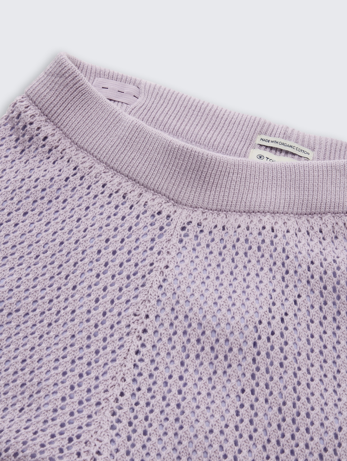 Wide Leg Strickhose - cool lilac