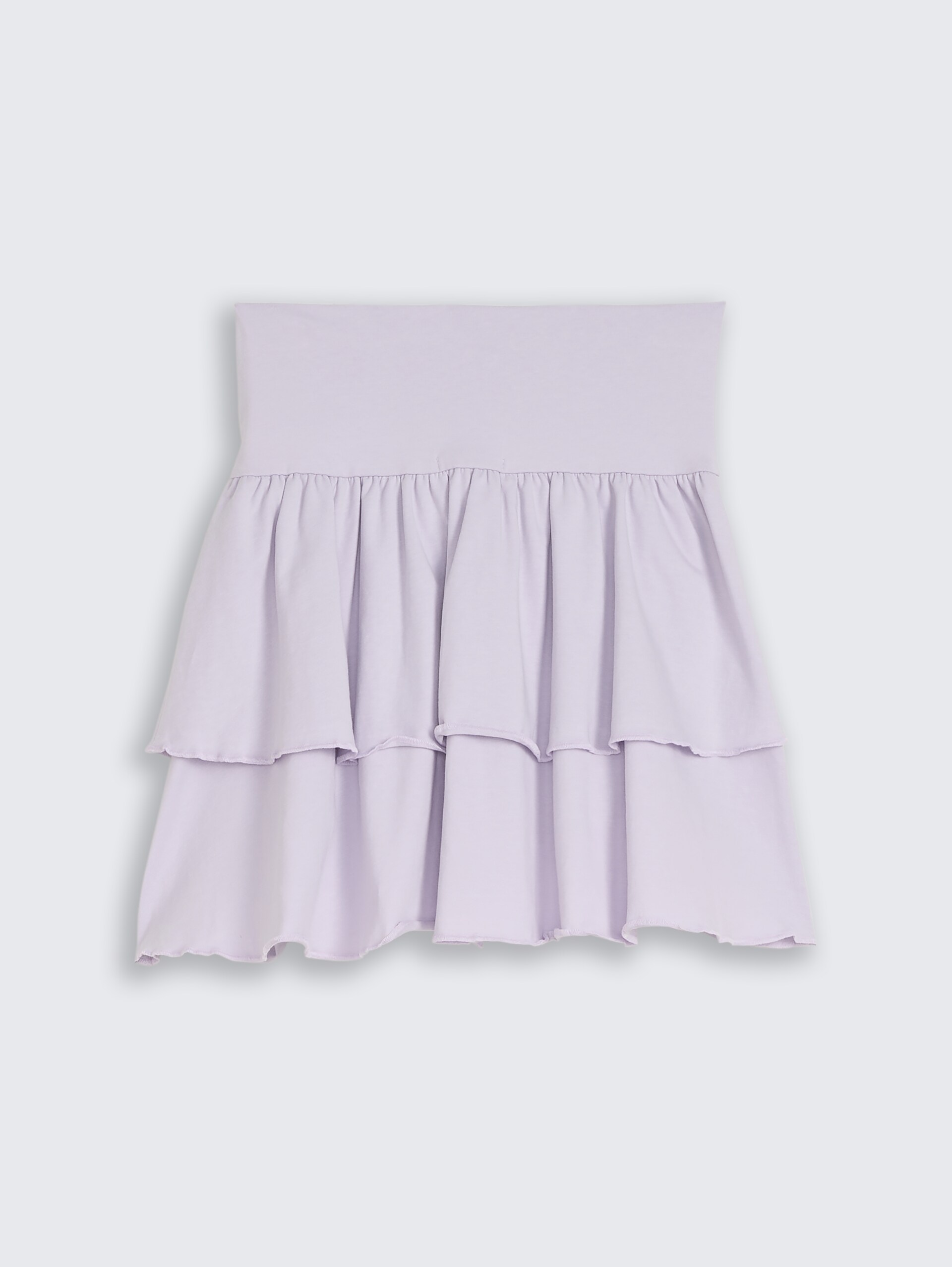 Mini-Rock mit Volant - cool lilac