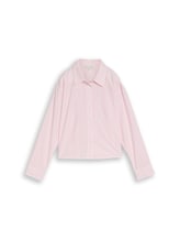 Ausgewählt, Boxy Fit Hemdbluse mit Streifenmuster von Tom Tailor, rosa