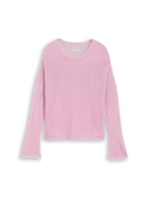 Geselecteerd, Cropped gebreide trui door Tom Tailor, rosa