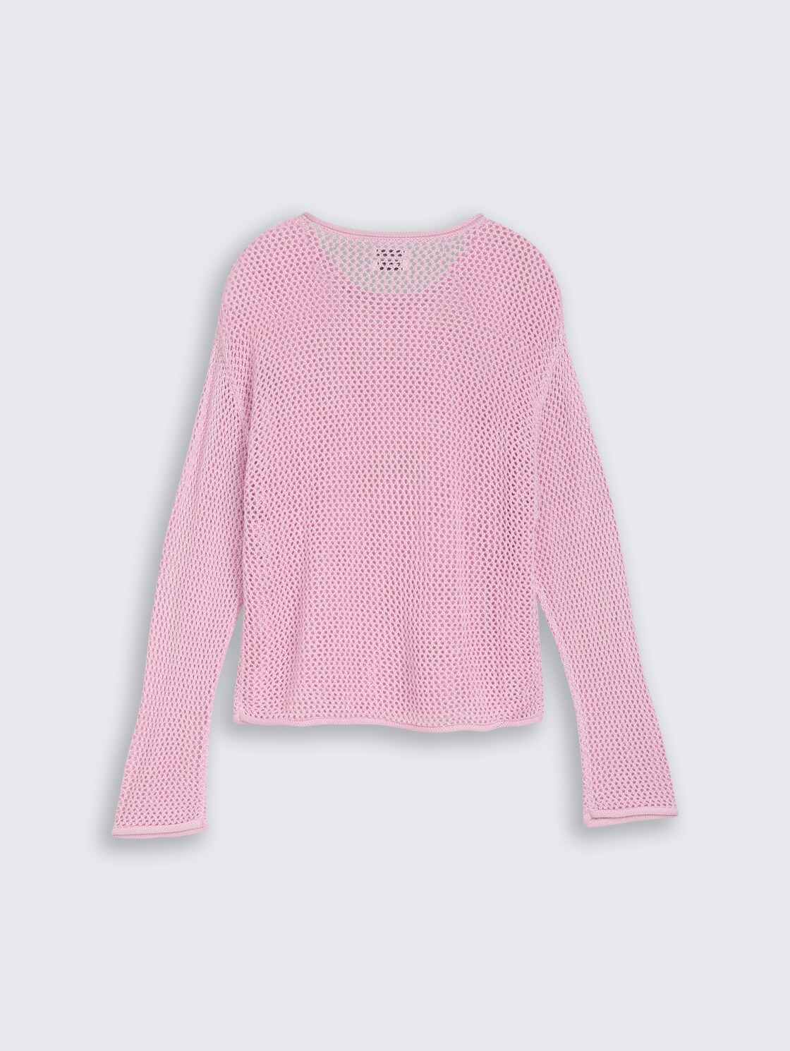 Cropped Strickpullover - cold pink