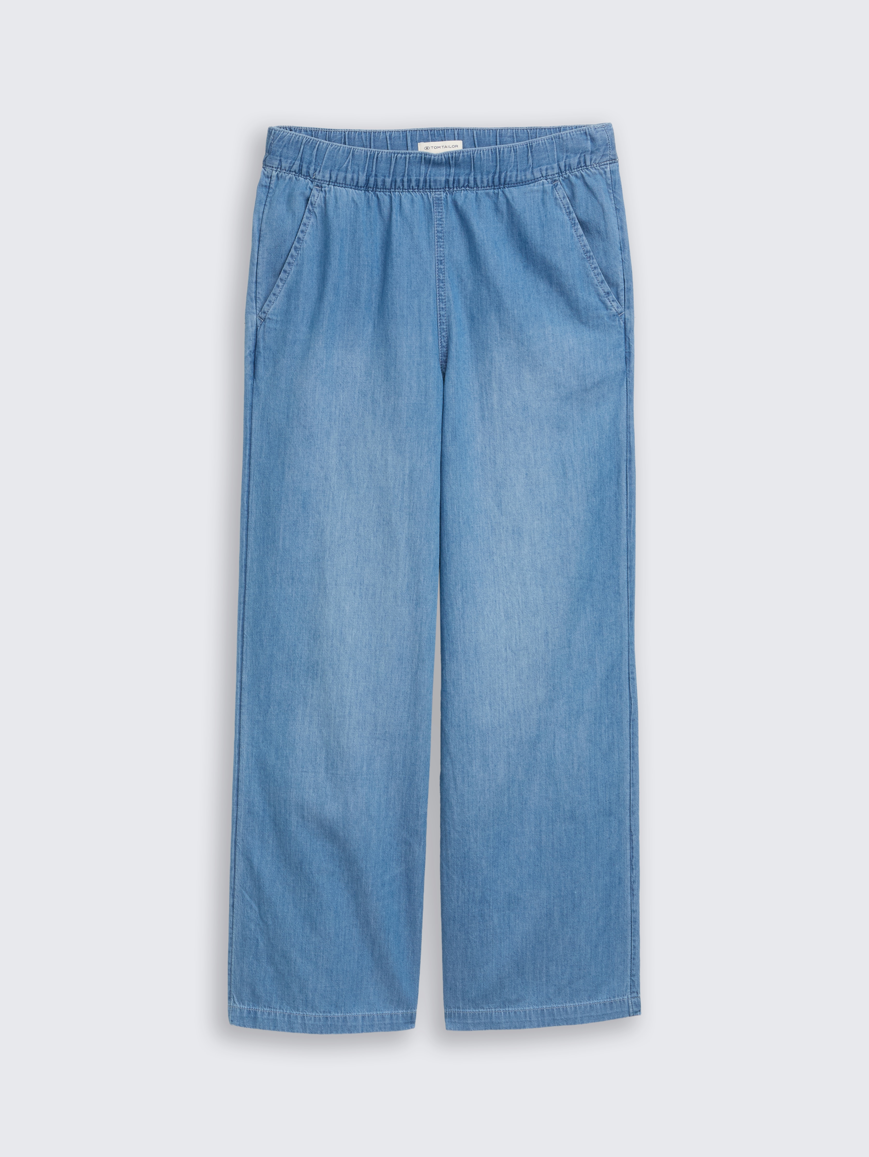 Wide Leg Jeans von Teen Girls, mid stone bright blue denim