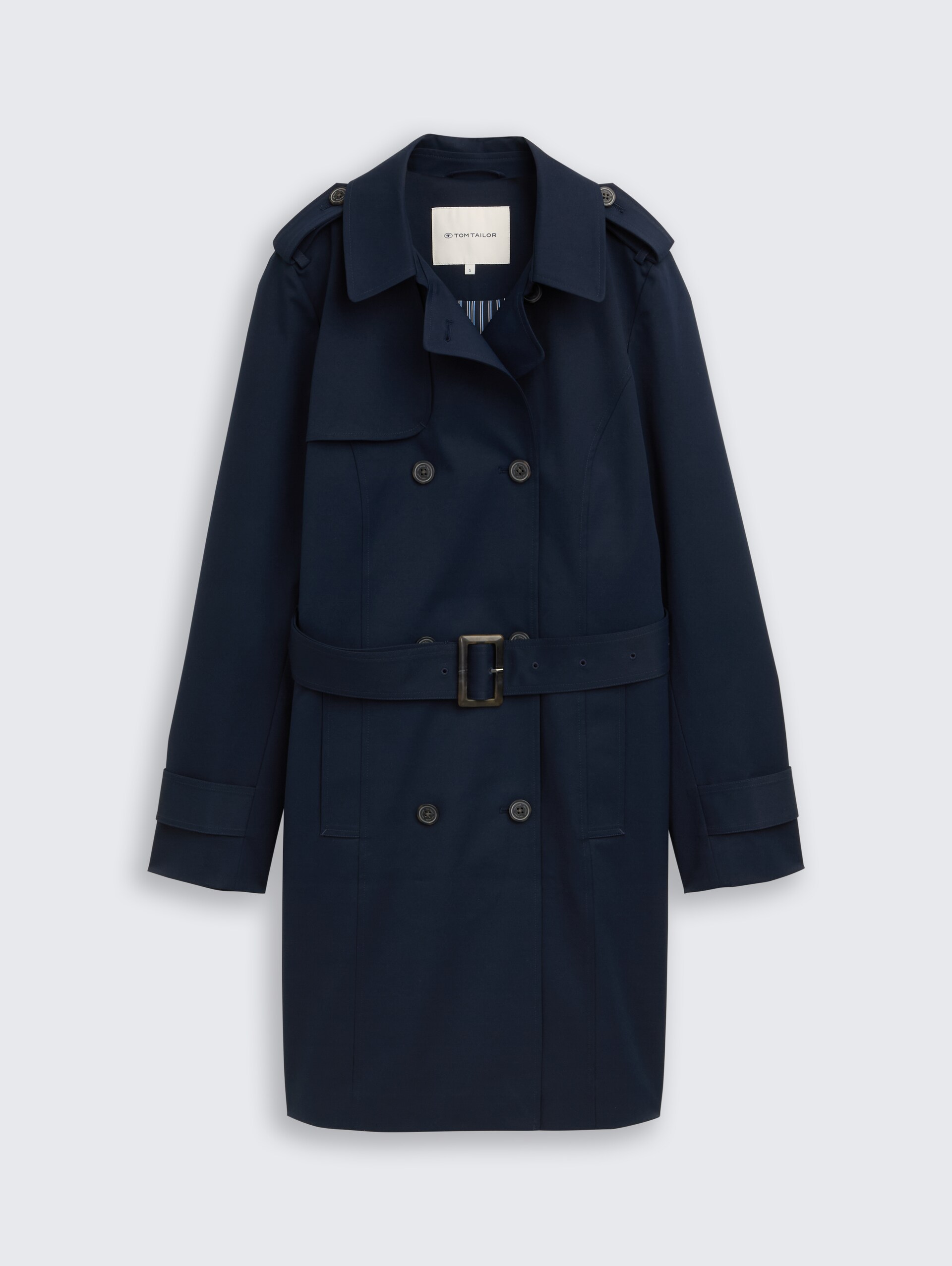 Trenchcoat aus wasserabweisendem Material - sky captain blue - Vorder-Produkt-Ansicht