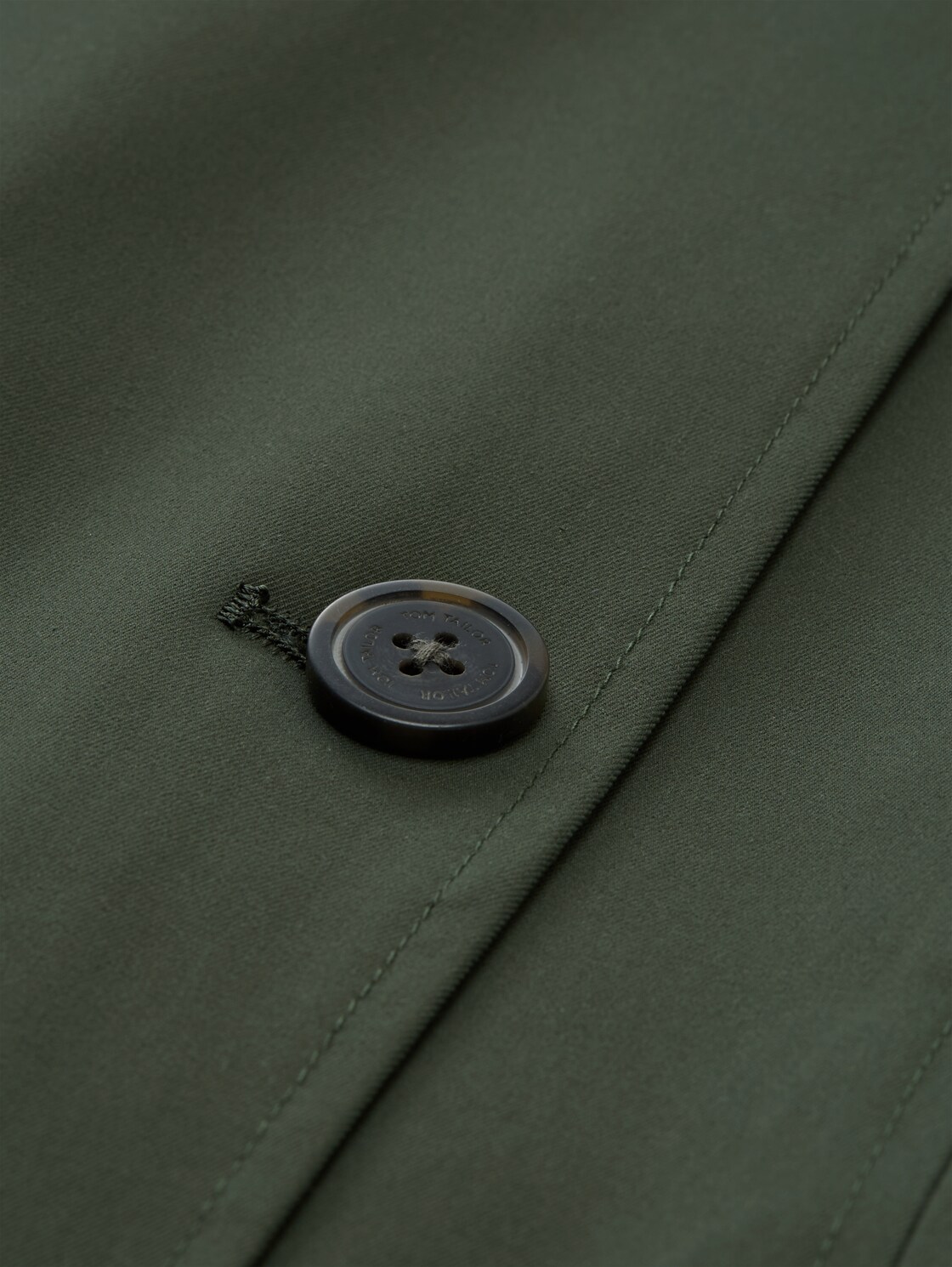 Trenchcoat aus wasserabweisendem Material - Dark Ivy Green - Produkt-Detail-Ansicht