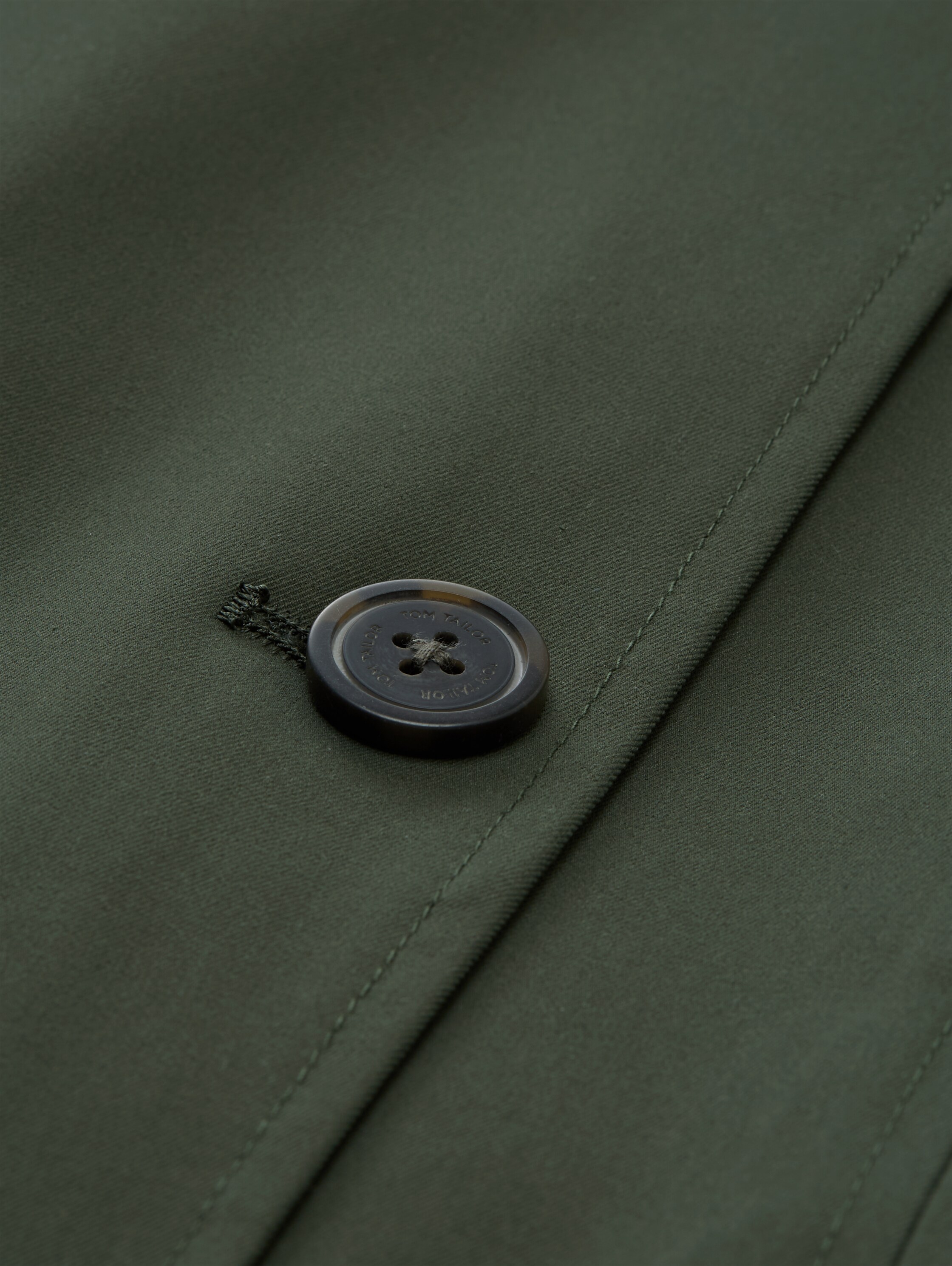 Trenchcoat aus wasserabweisendem Material - Dark Ivy Green - Produkt-Detail-Ansicht