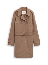 Ausgewählt, Trenchcoat aus wasserabweisendem Material von Tom Tailor, braun