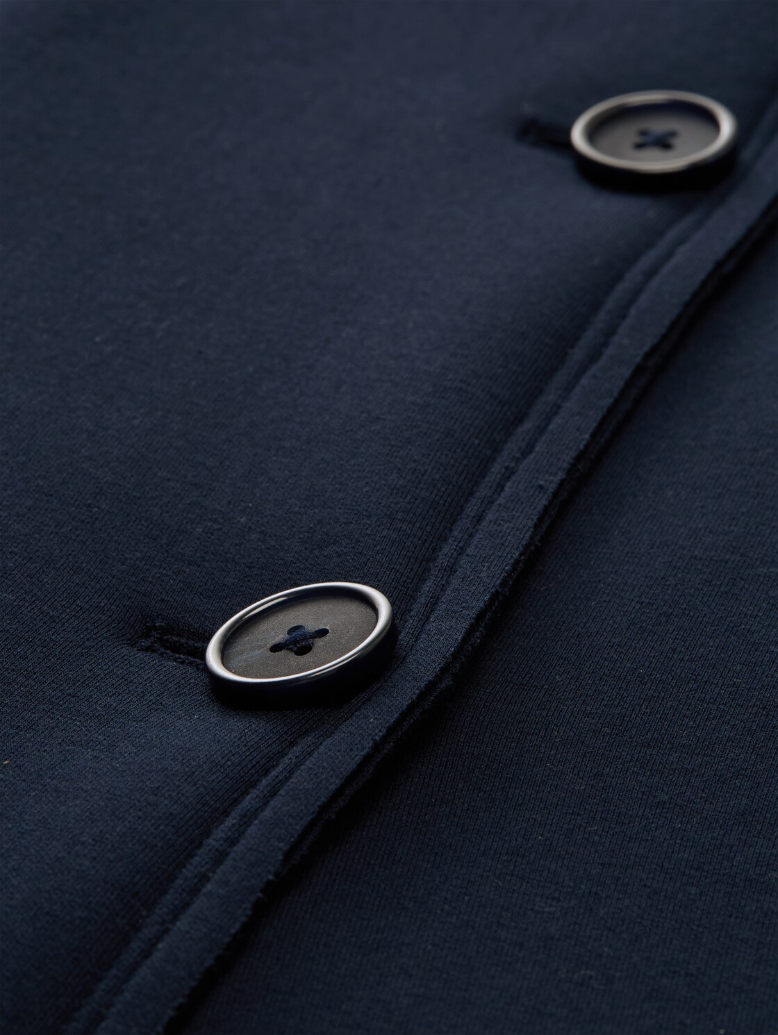 Scuba Mantel mit Eingriffstaschen - sky captain blue - Produkt-Detail-Ansicht