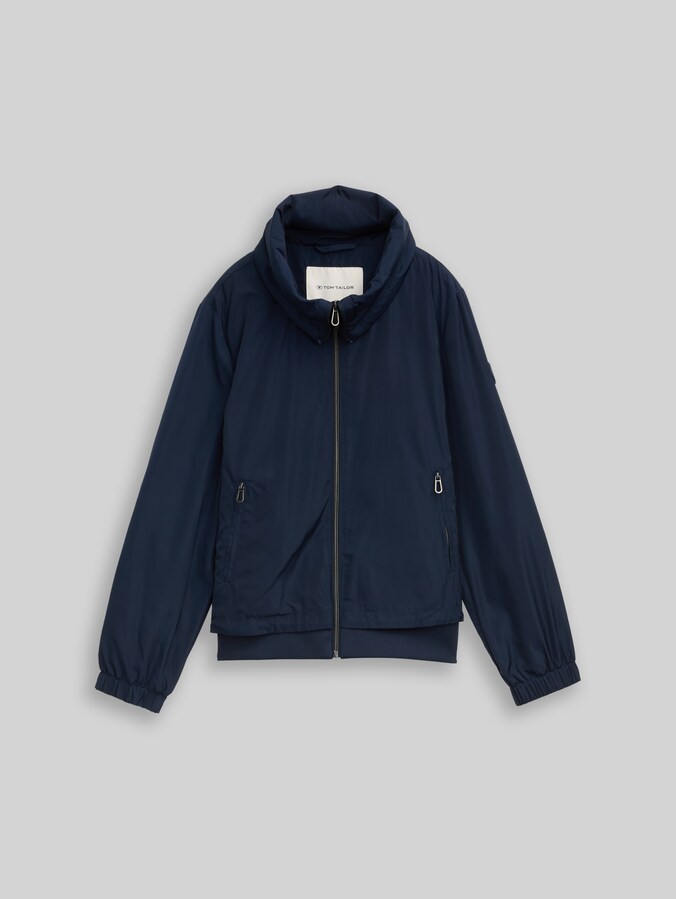 Overgangsjas met opbergbare capuchon door Women, sky captain blue