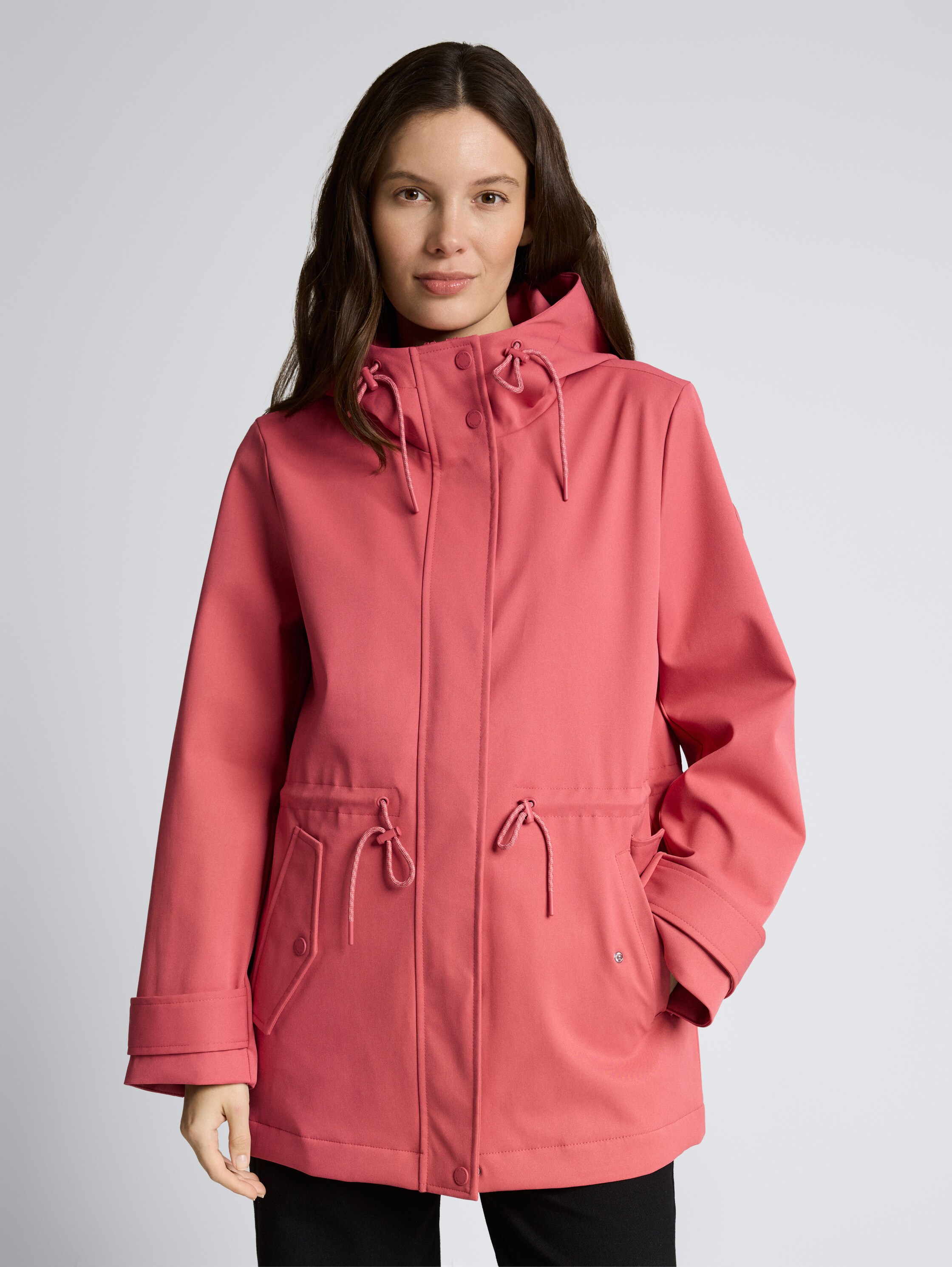 Parka aus wasserabweisendem Material - cozy pink - Model-Vorderansicht