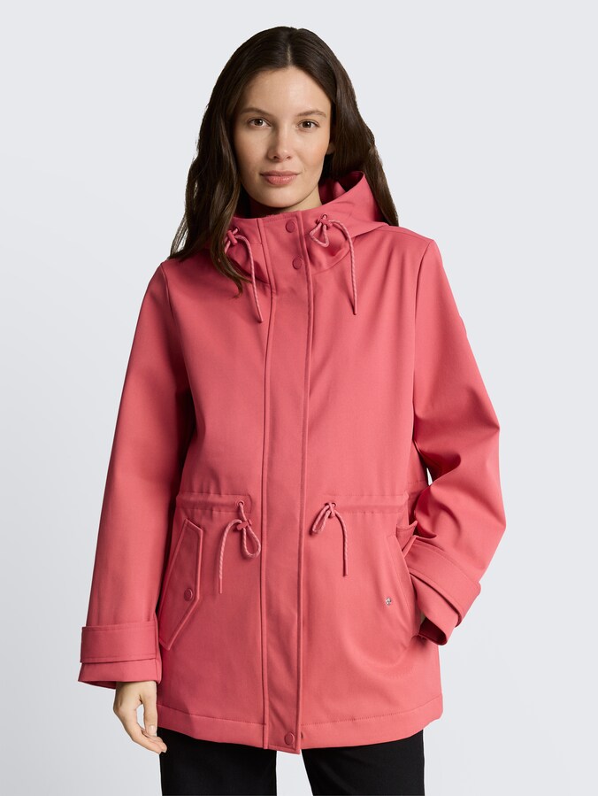 Parka van waterafstotend materiaal door Women, cozy pink