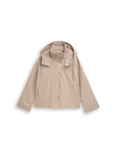 Ausgewählt, Ultralight Short Parka aus wasserabweisendem Material von Tom Tailor, grau