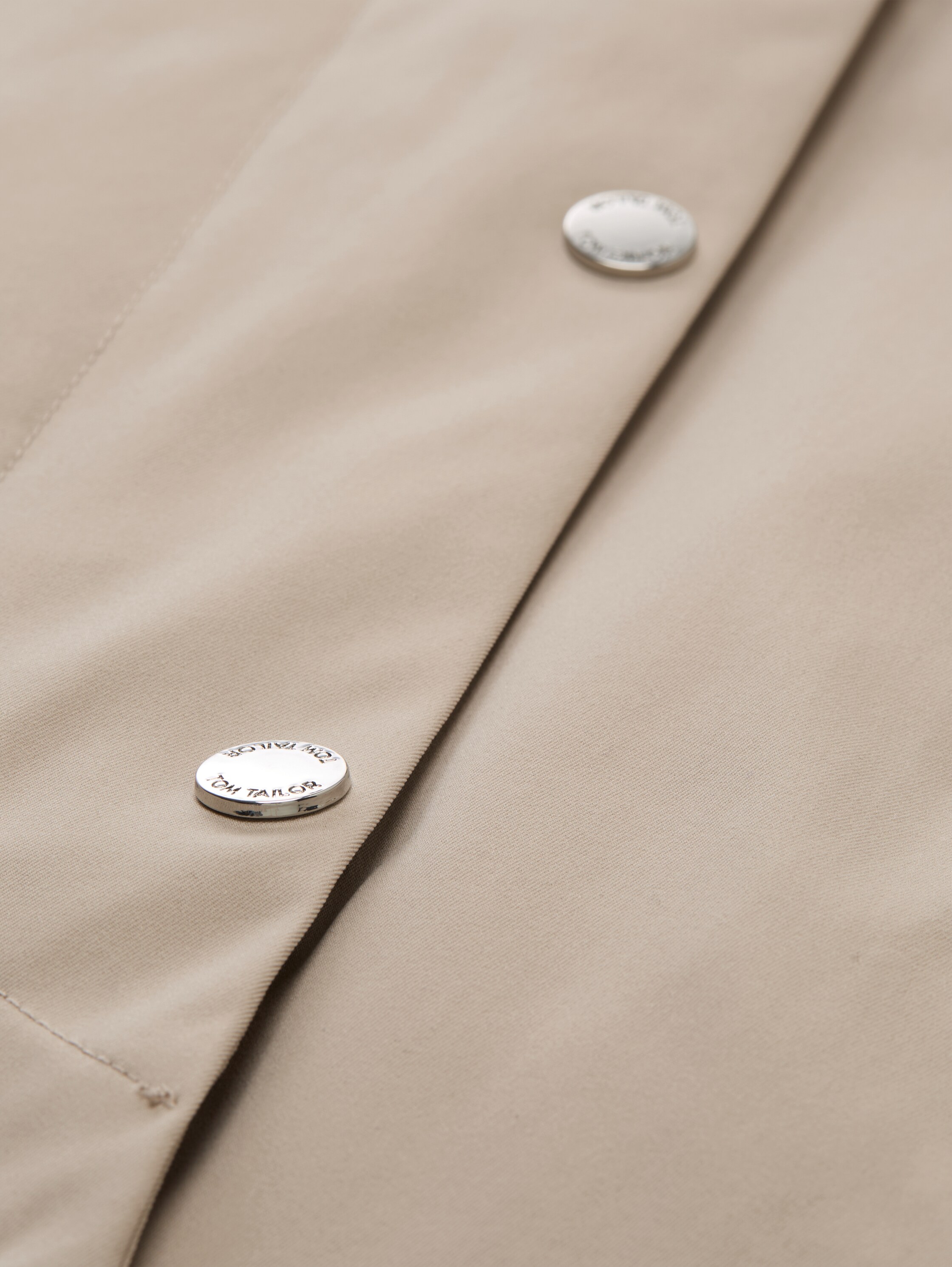 Ultralight Short Parka aus wasserabweisendem Material - soft_taupe_grey - 