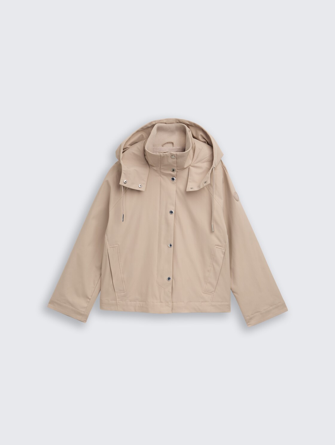 Ultralight Short Parka aus wasserabweisendem Material - soft taupe grey - Vorder-Produkt-Ansicht