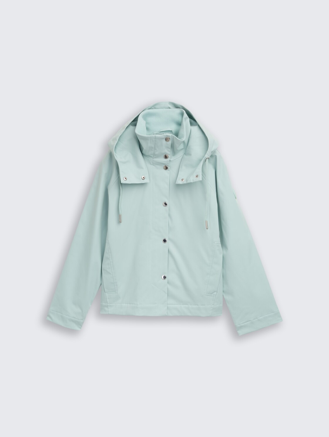 Ultralight Short Parka aus wasserabweisendem Material - blue haze - Vorder-Produkt-Ansicht