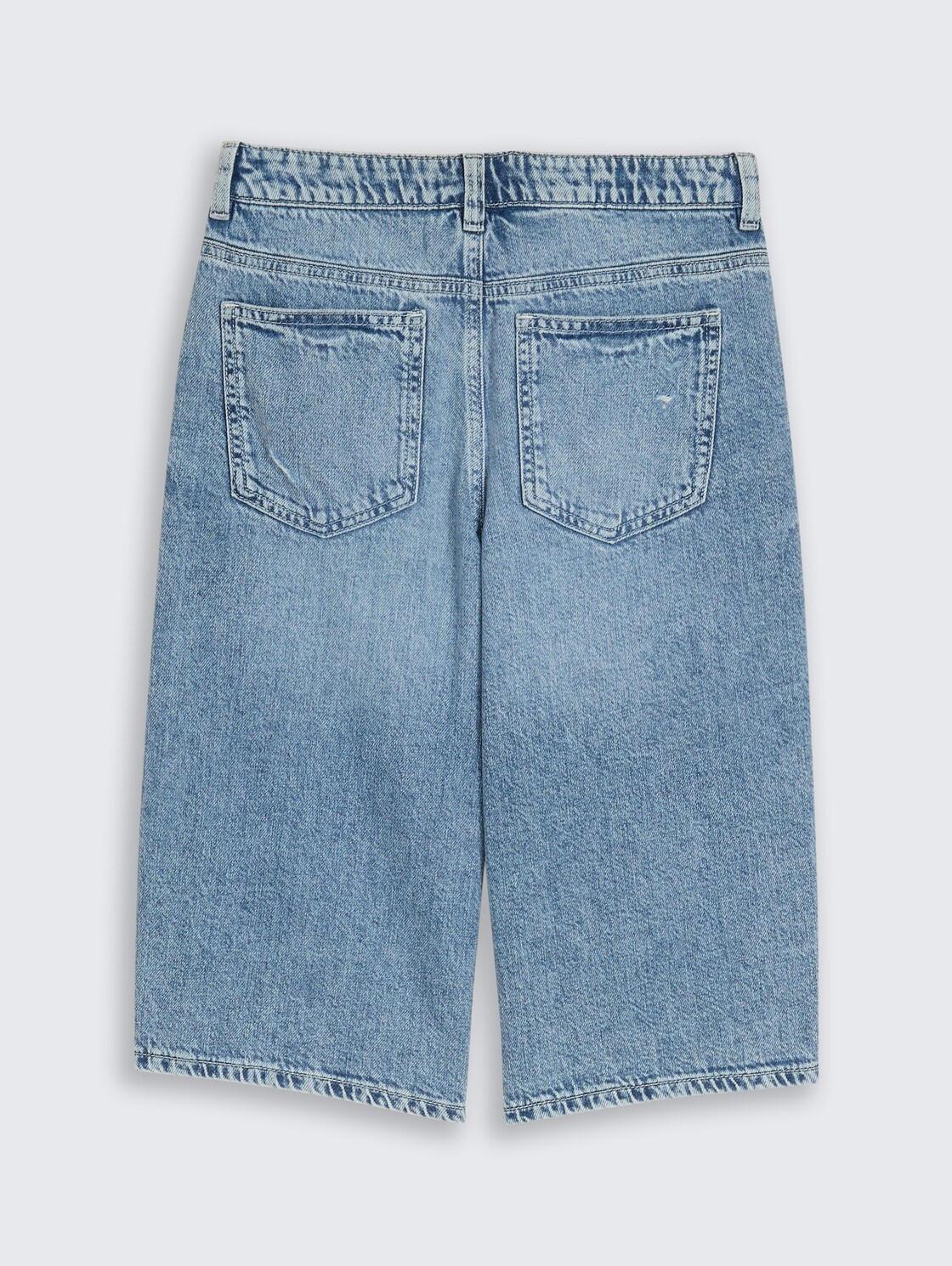 Jeans Shorts - Used Light Stone Blue Denim