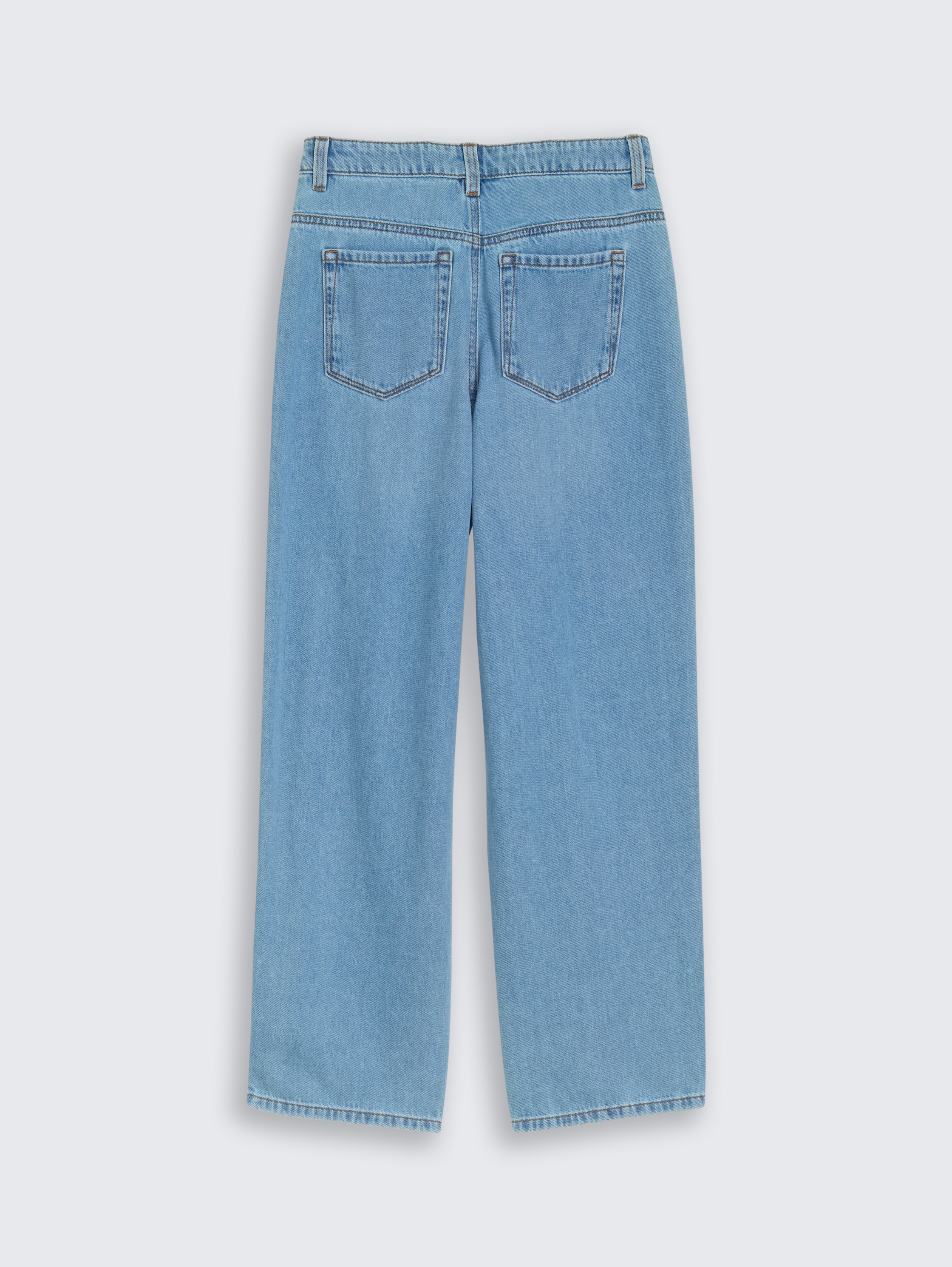 Relaxed fit jeans - Used Light Stone Blue Denim