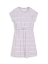 Ausgewählt, Mini-Kleid mit Streifenmuster von Tom Tailor, lila