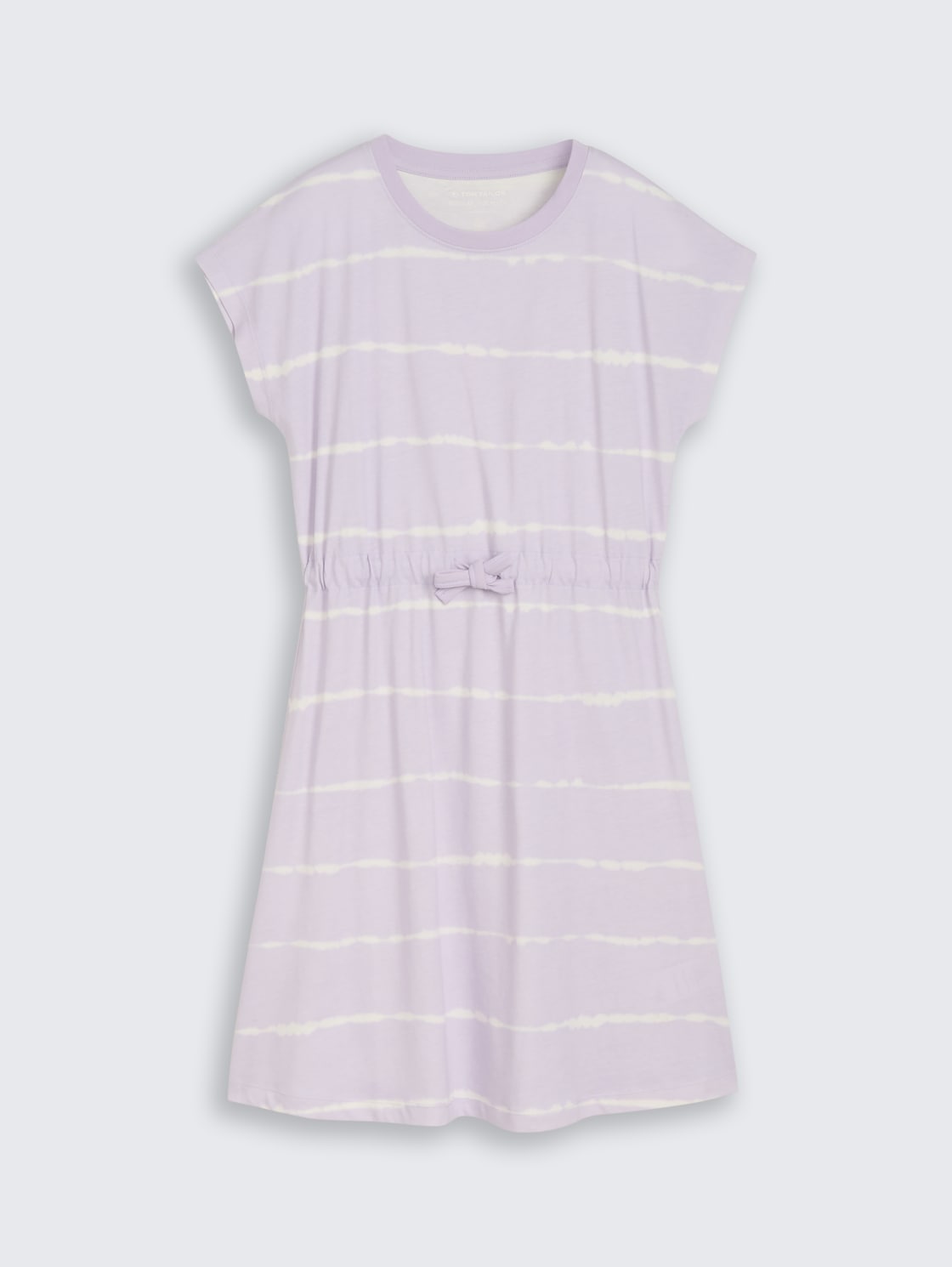 Mini-Kleid mit Streifenmuster - lilac batik design - Vorder-Produkt-Ansicht