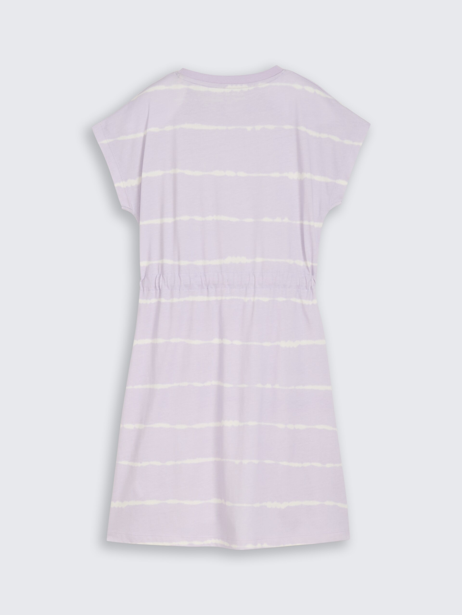 Mini-jurk met streepjespatroon - lilac batik design