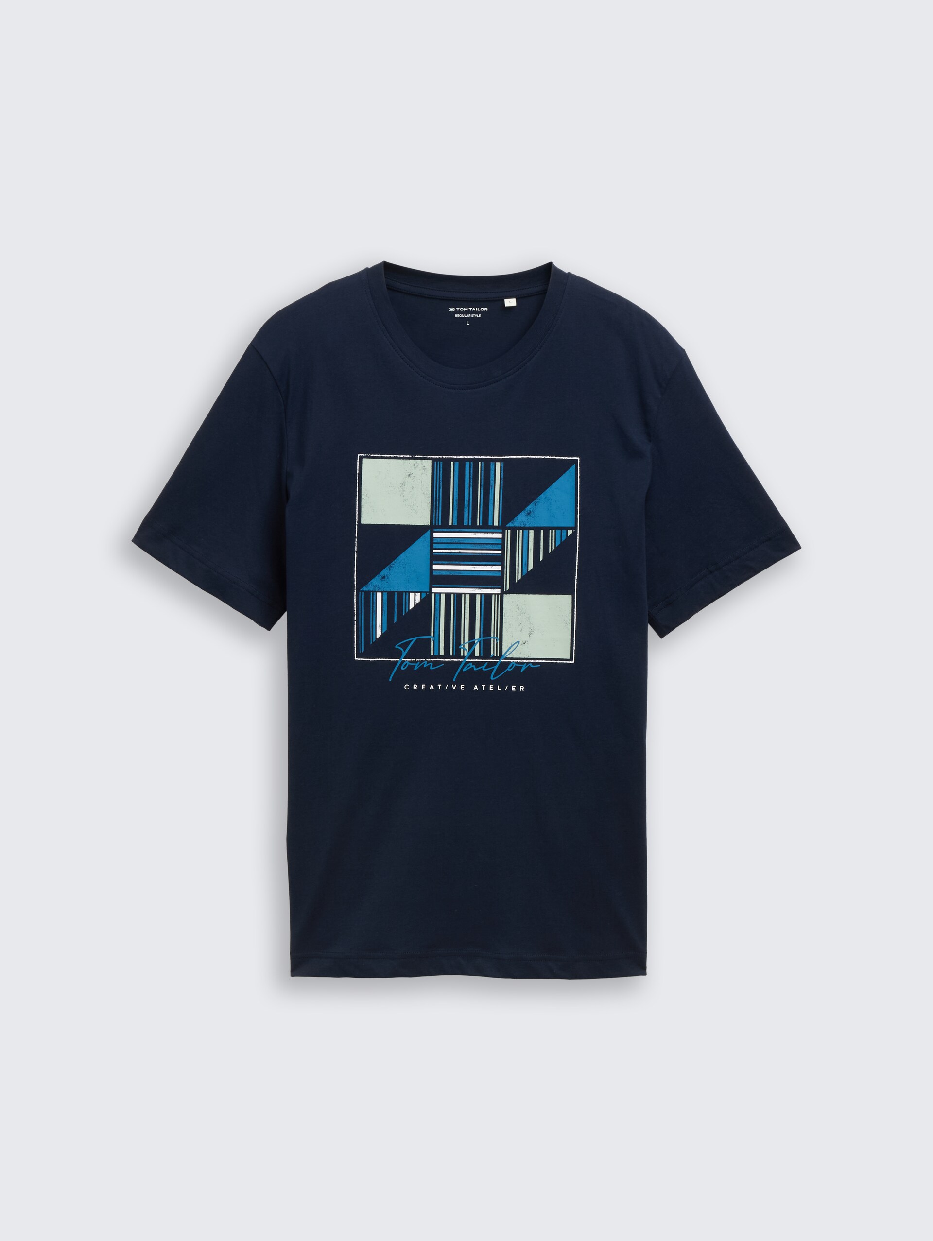 T-Shirt mit Print - sky captain blue - Vorder-Produkt-Ansicht