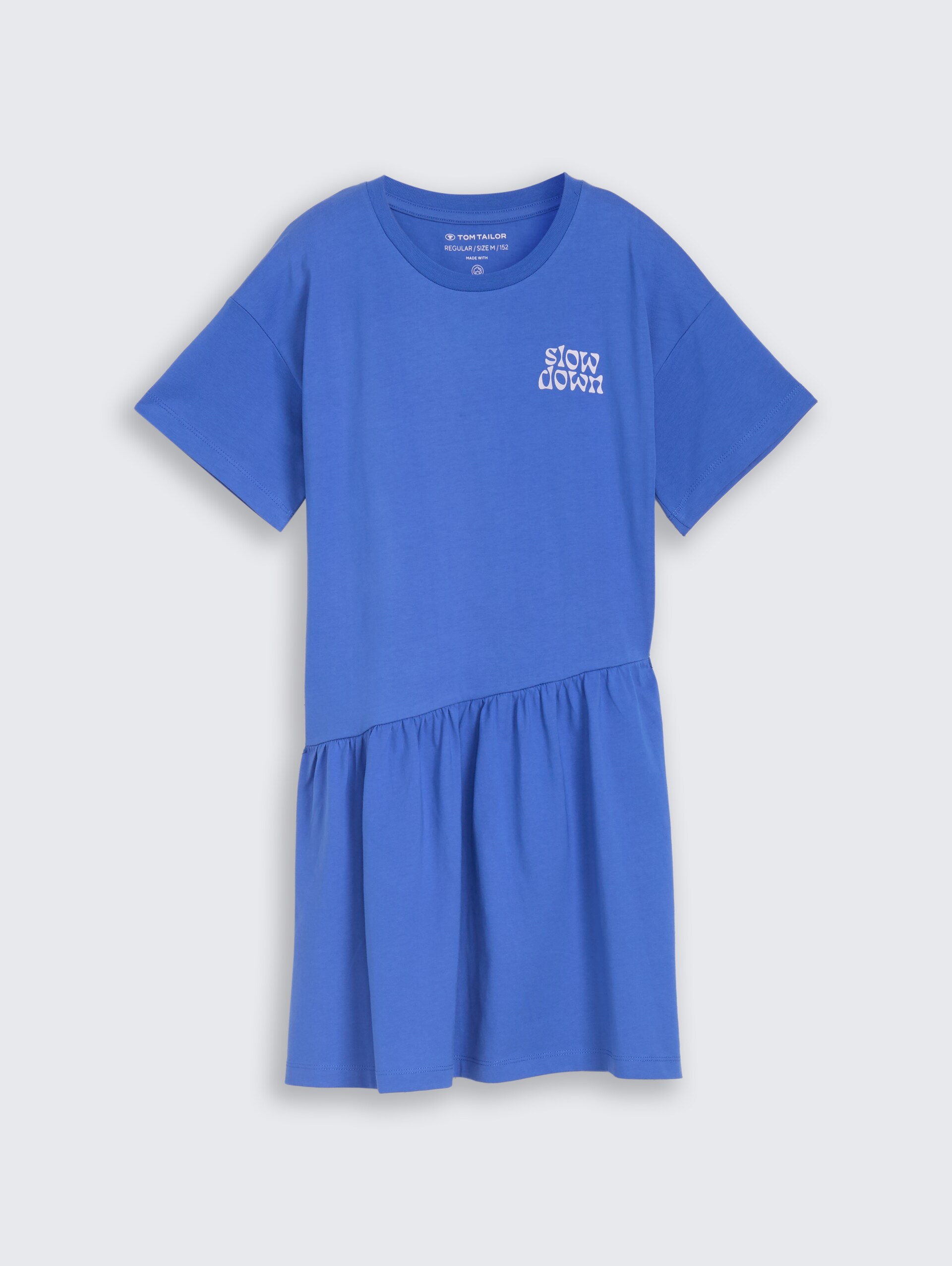 Mini-Kleid mit Print - Preppy Jean Blue - Vorder-Produkt-Ansicht