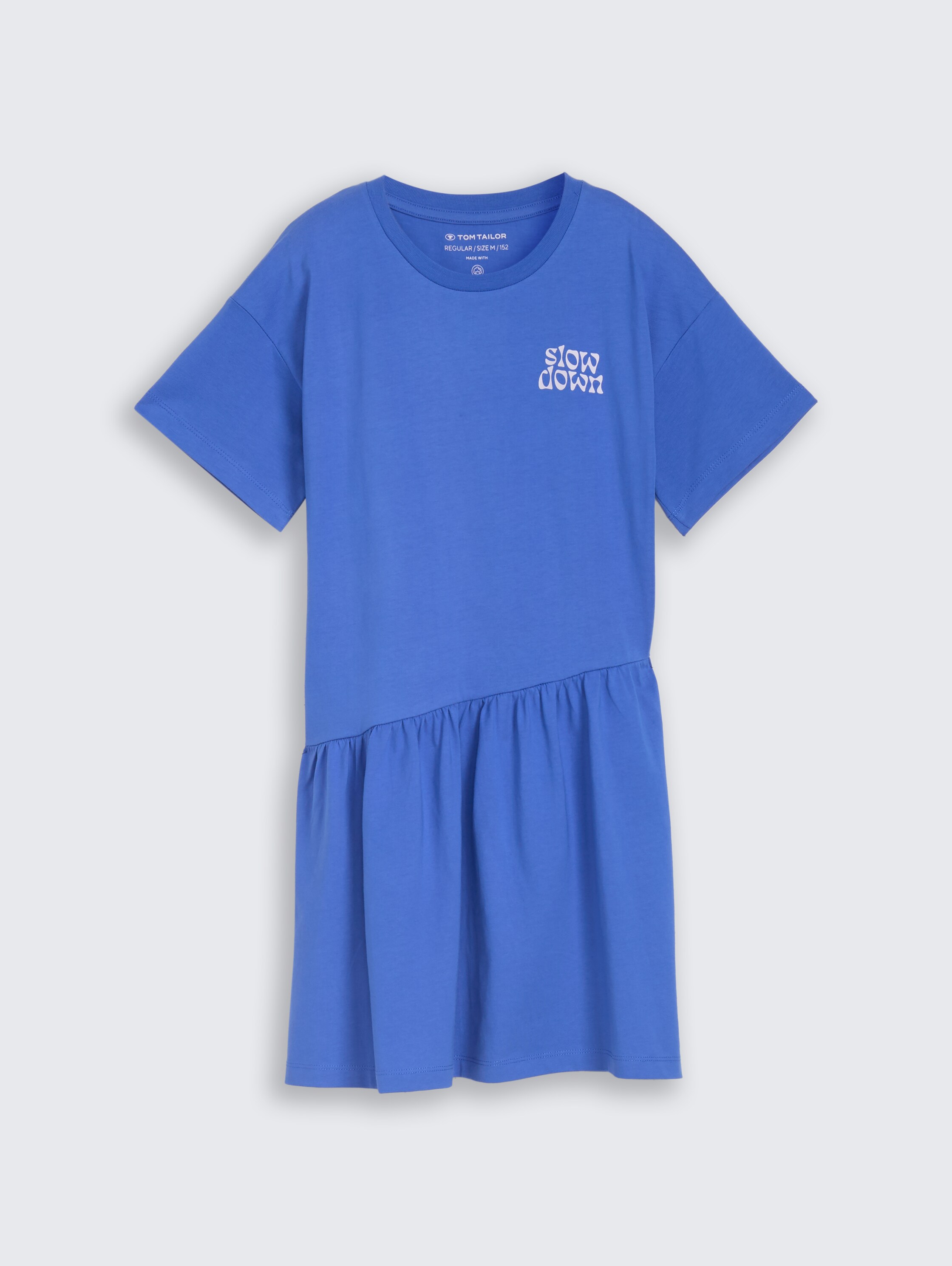 Mini dress with print - preppy_jean_blue_1 - 