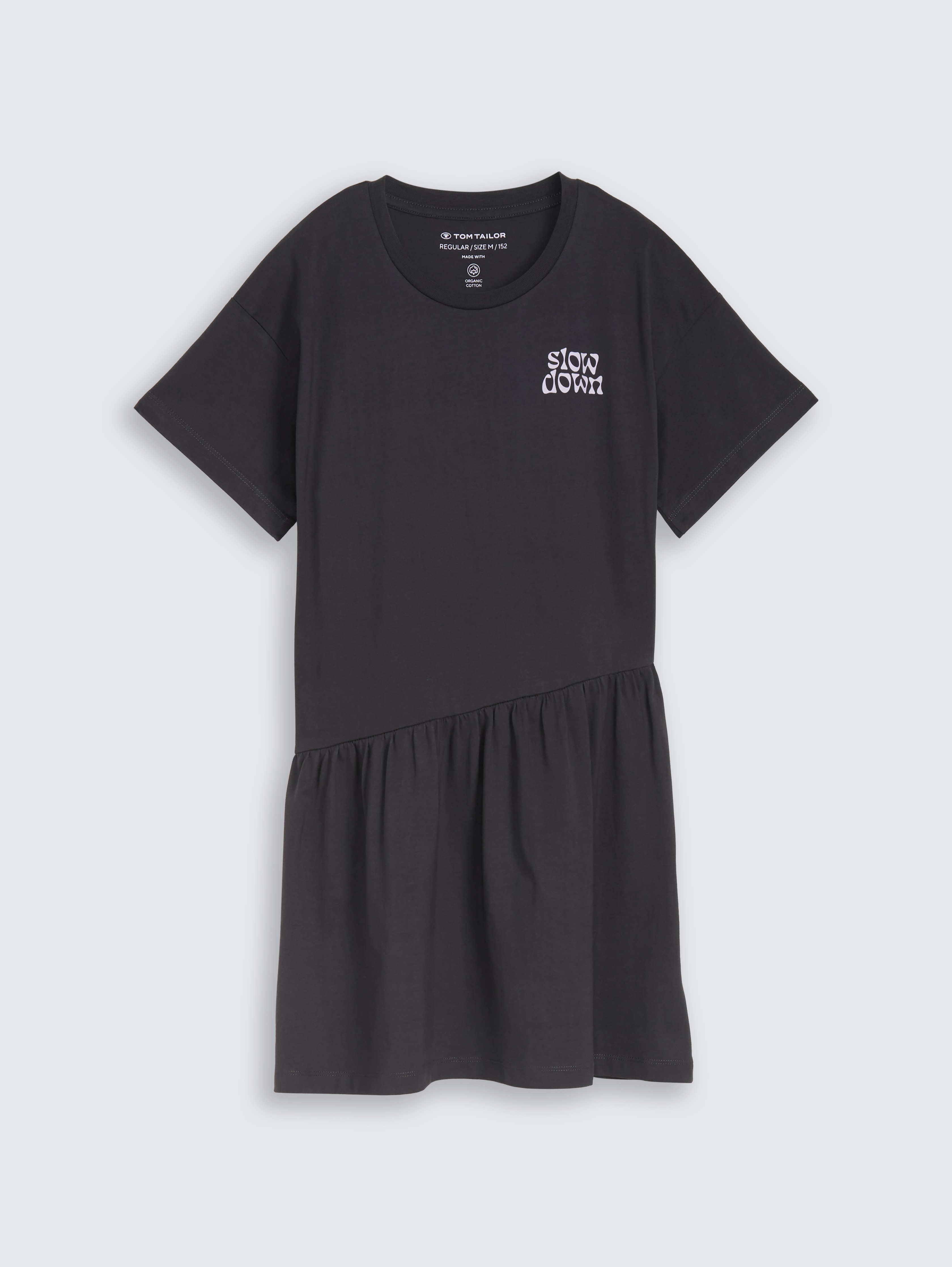 Mini-Kleid mit Print von Teen Girls, coal grey