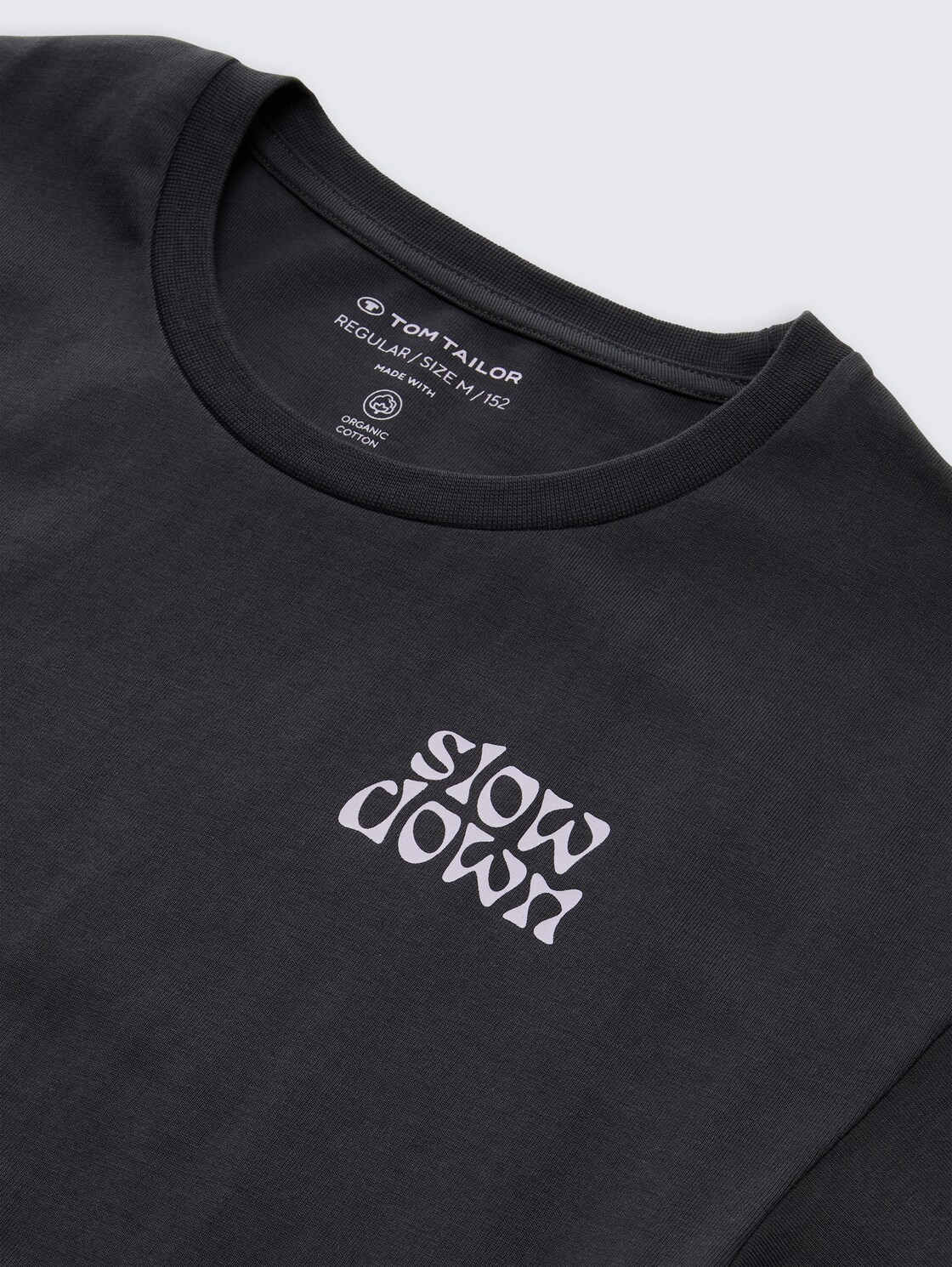 Mini-Kleid mit Print - coal grey - Detail-Model-Ansicht