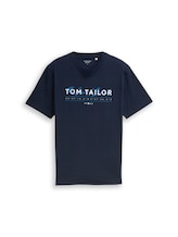 Nicht ausgewählt, T-Shirt mit Logo-Print von , blau
