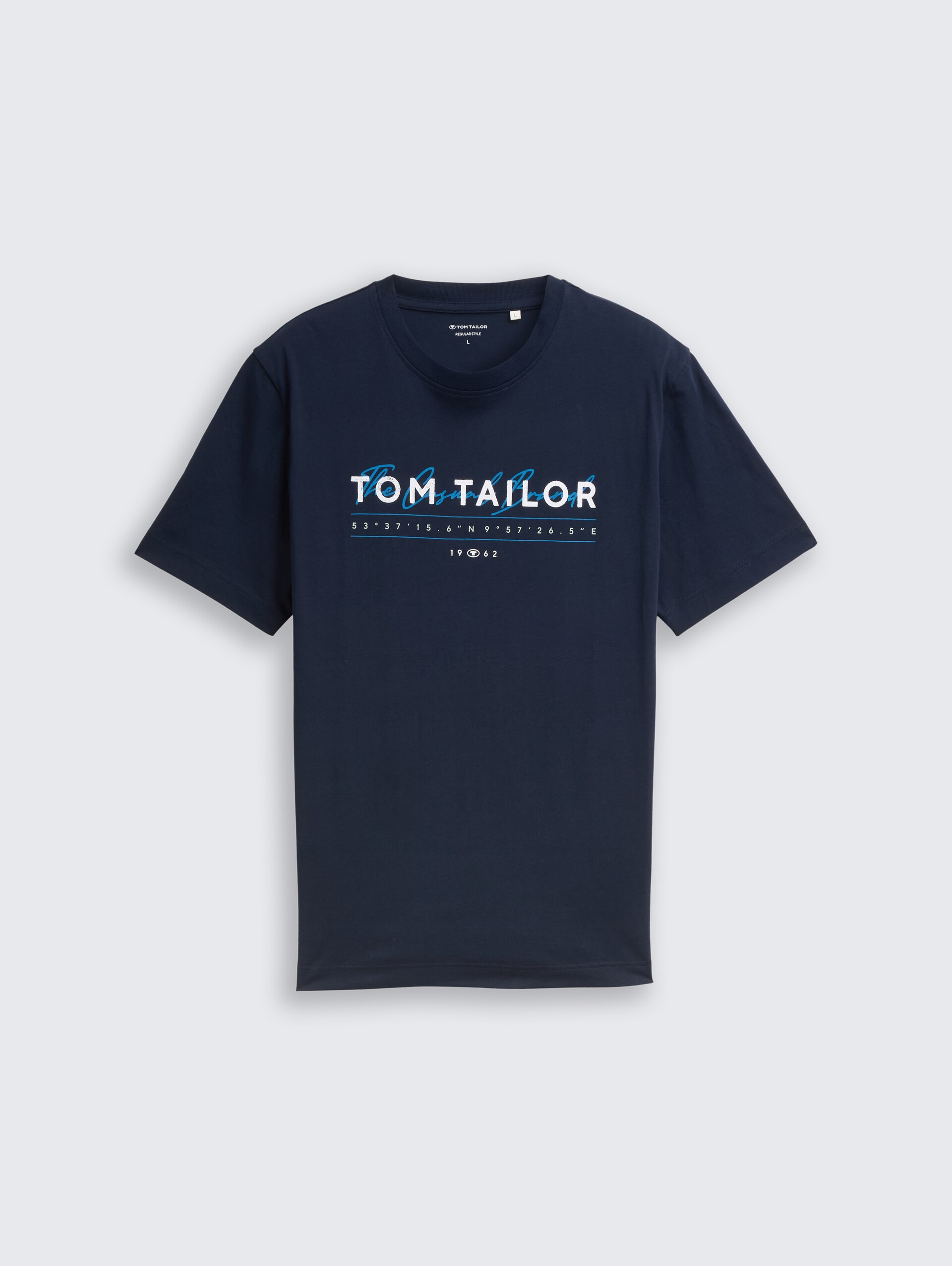 T-Shirt mit Logo-Print - sky captain blue - Vorder-Produkt-Ansicht