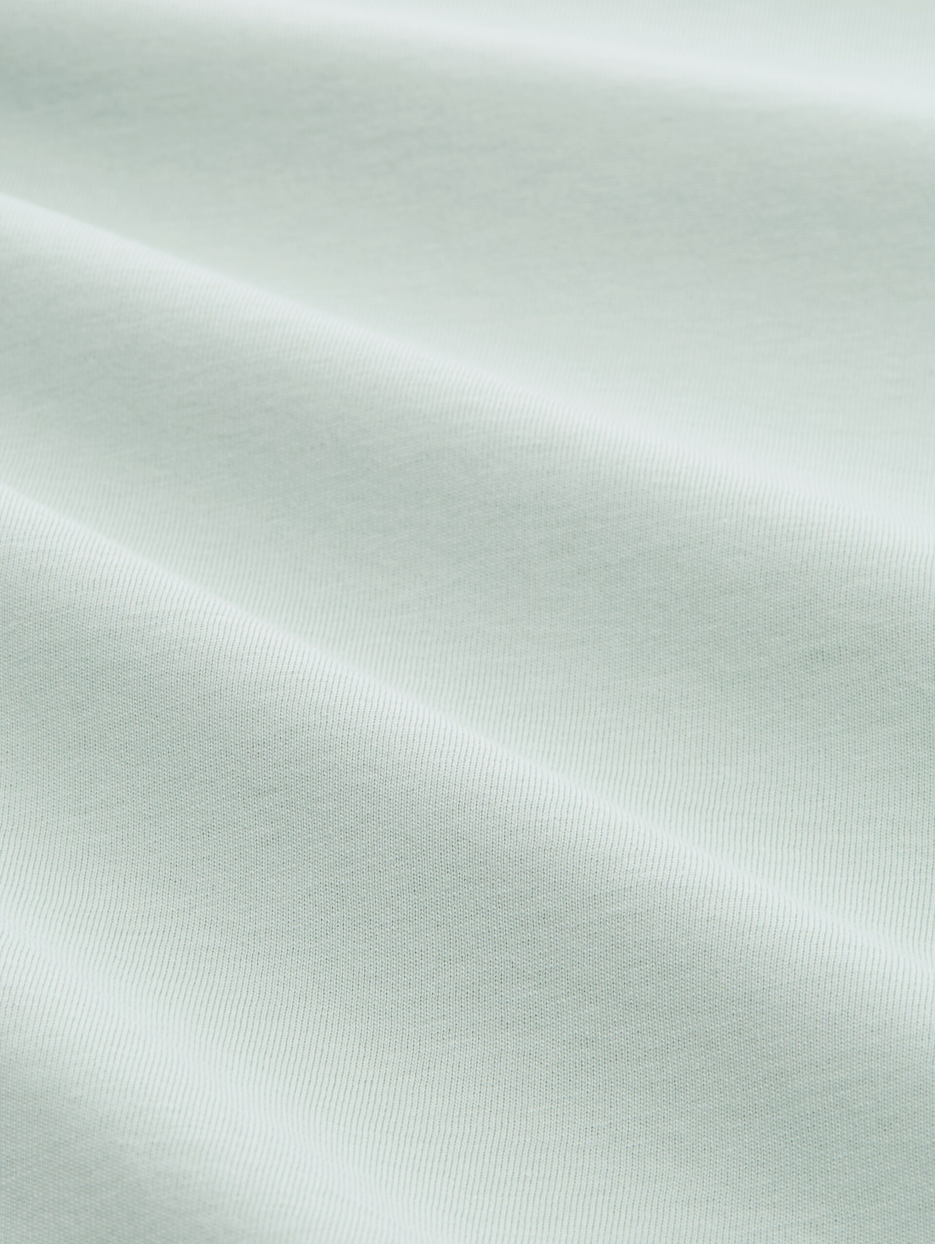 T-Shirt mit Logo-Print - soft greyish green - Material-Ansicht