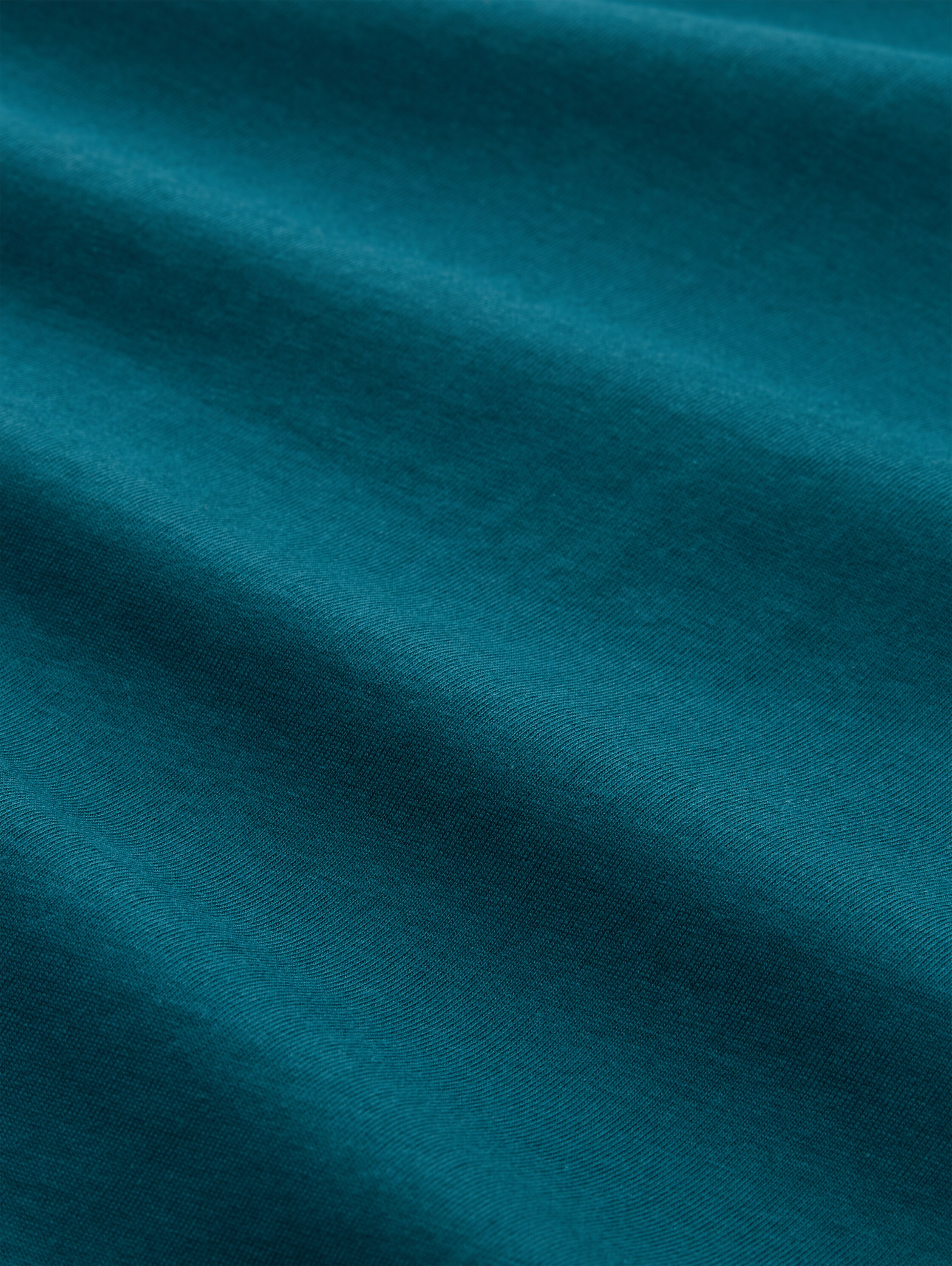 T-Shirt mit Logo-Print - Deep Meadow Green - Material-Ansicht