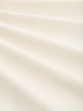 Basic Fitted T-Shirt - Gardenia White - Material-Ansicht