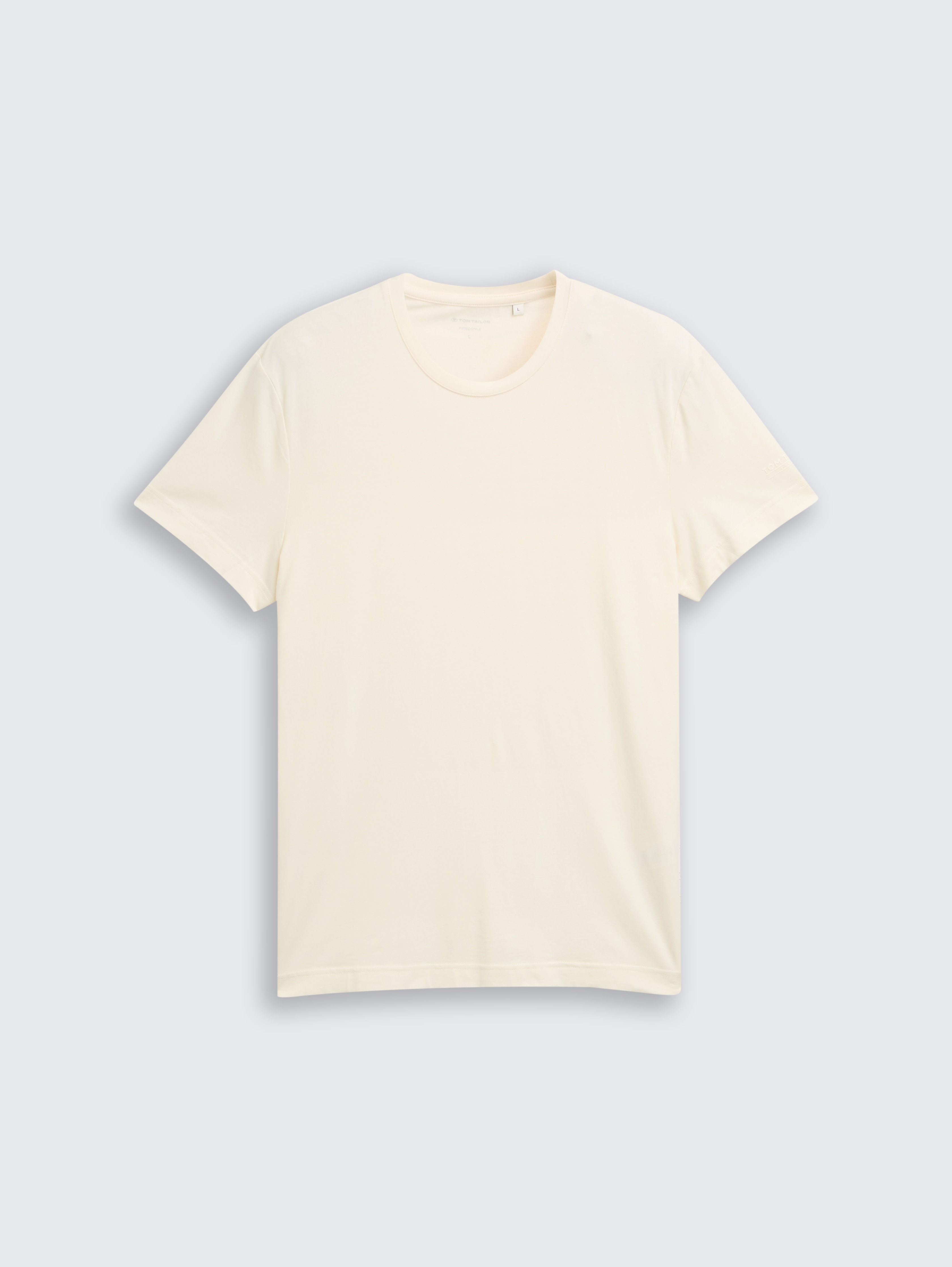Basic Fitted T-Shirt von Men, Gardenia White