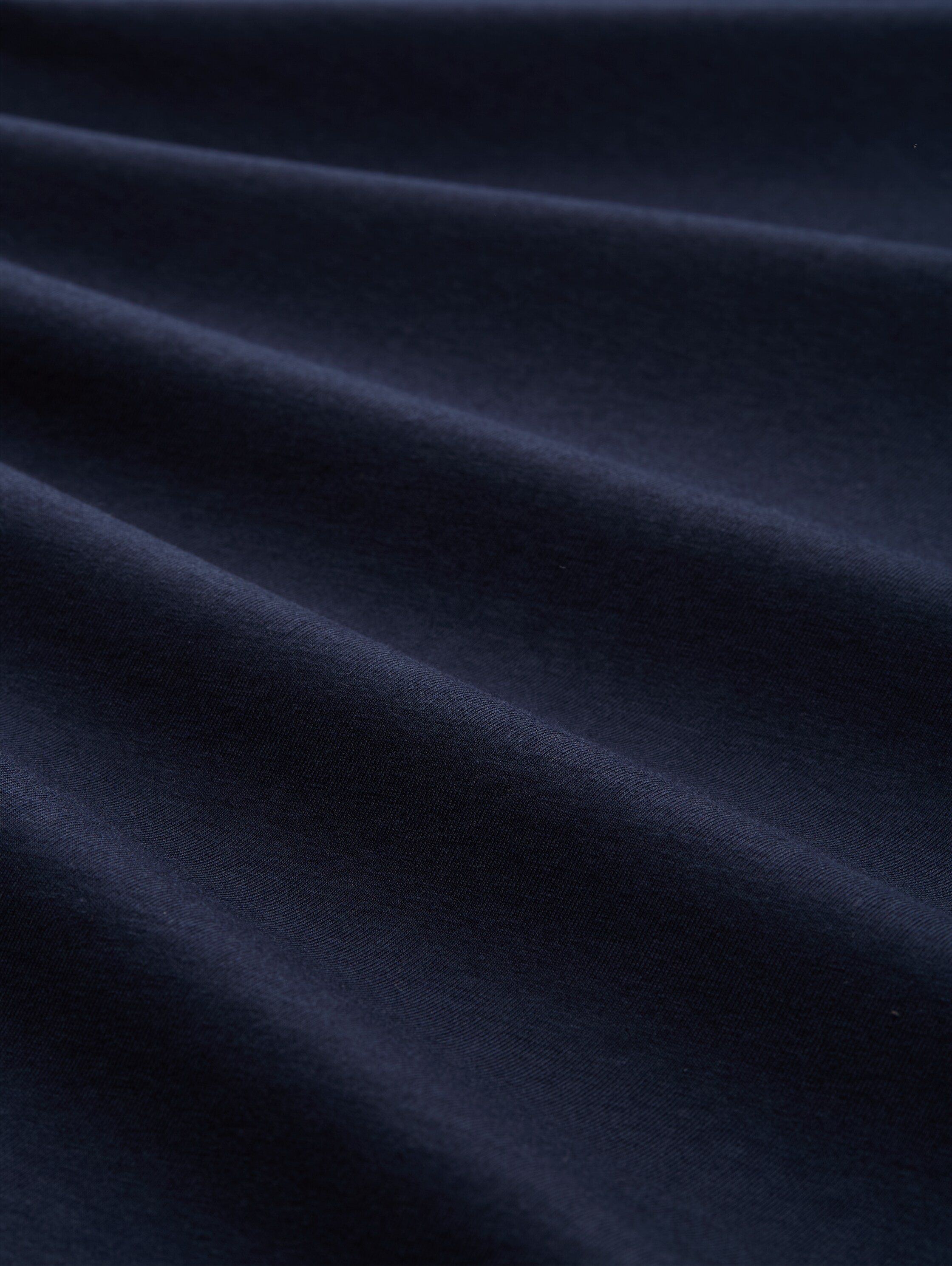 Basic Fitted T-Shirt - sky captain blue - Material-Ansicht