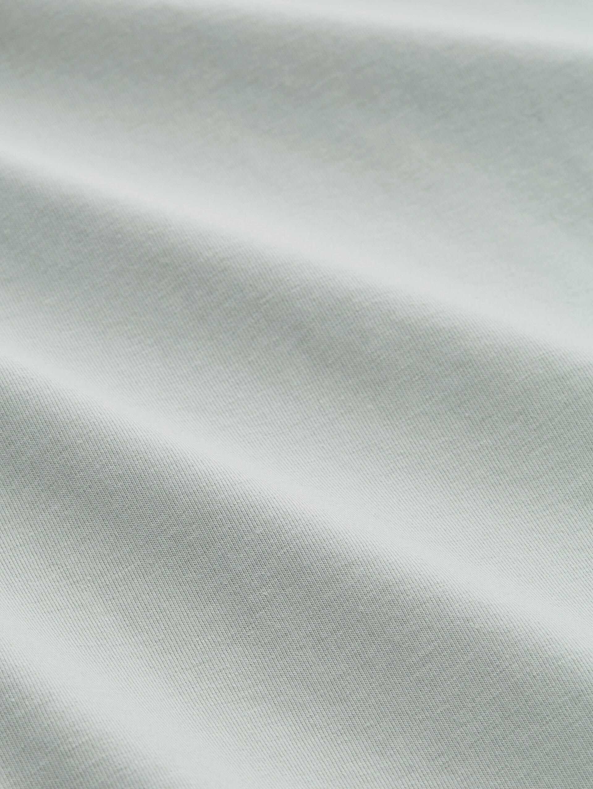 Basic Fitted T-Shirt - soft greyish green - Material-Ansicht