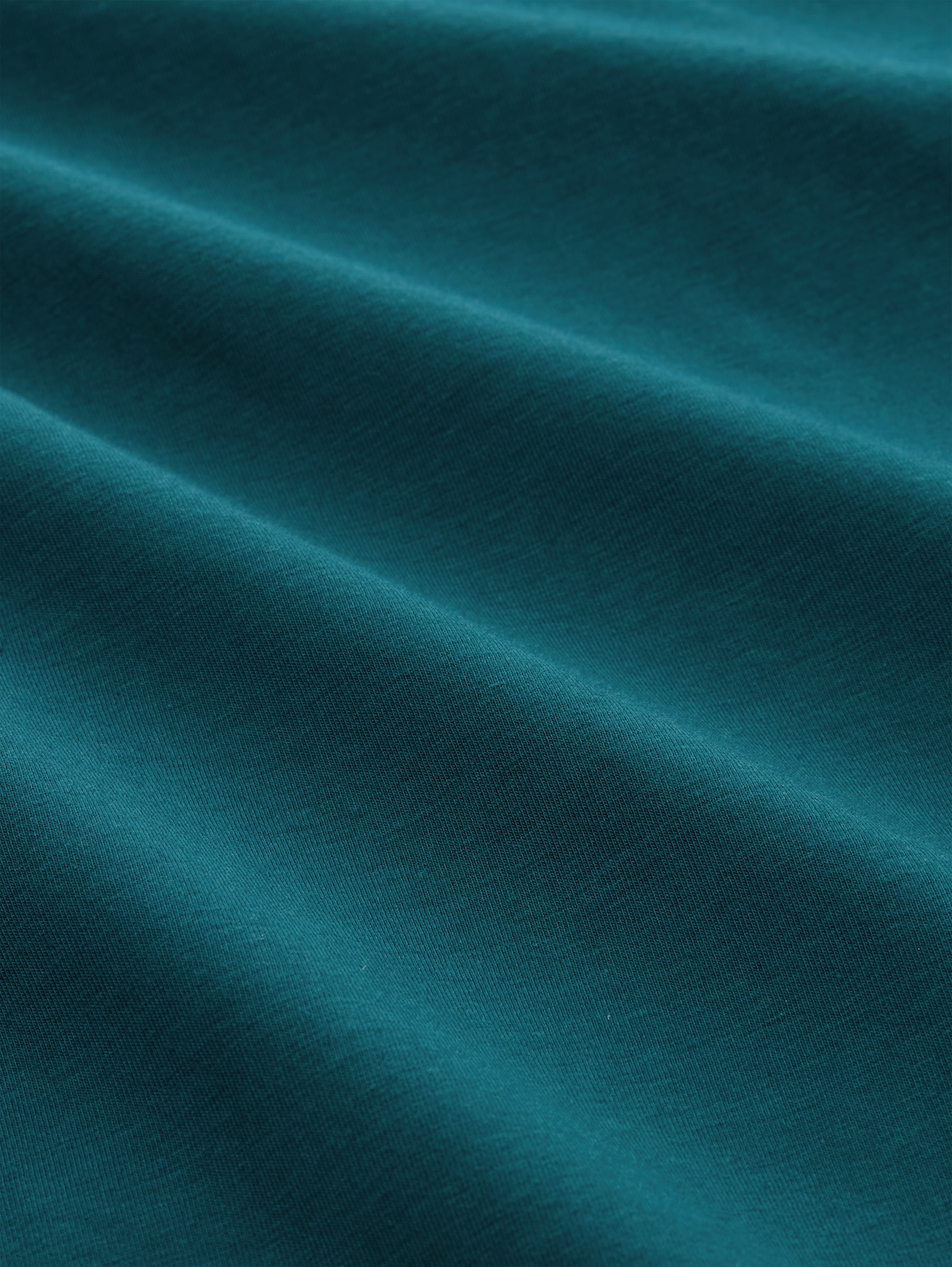 Basic Fitted T-Shirt - Deep Meadow Green - Material-Ansicht